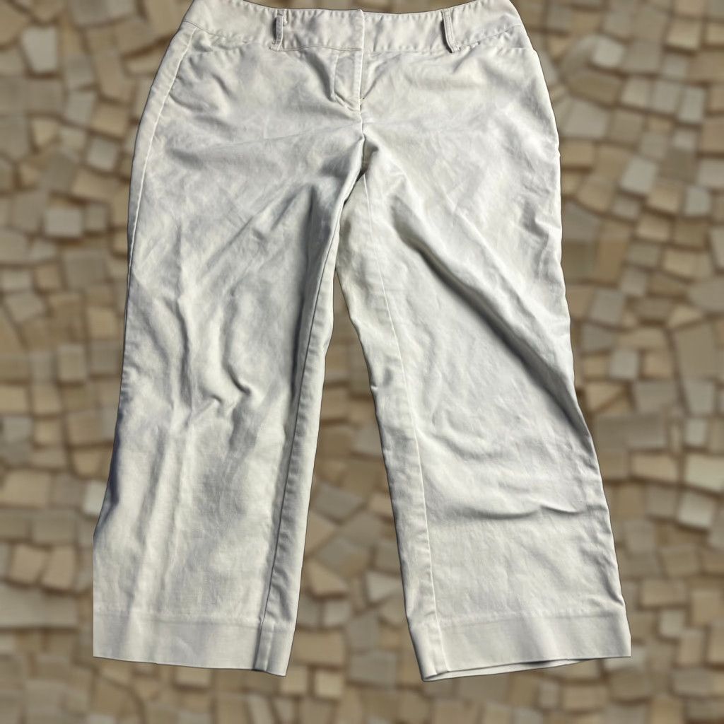 Vintage Dana Buchman Pants Women Capri Straight Leg 12 Tan Brown Travel Regular Solid Mens? Wait. Size 34" / US 12 / IT 48 - 1 Thumbnail