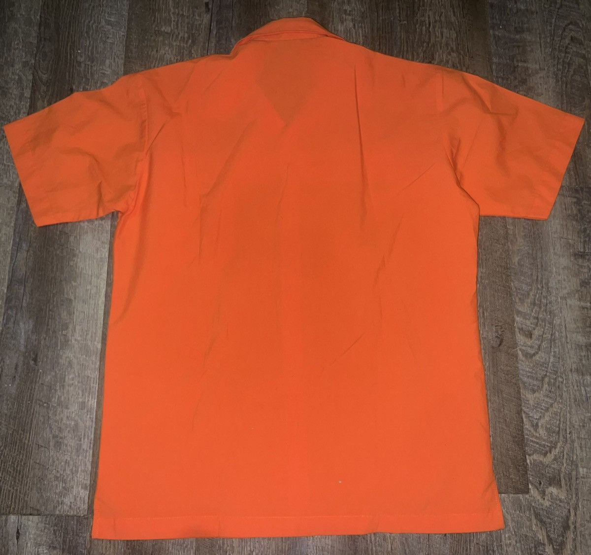 Diesel Vintage Diesel Orange Button Up Shirt Size Large Size US L / EU 52-54 / 3 - 4 Thumbnail