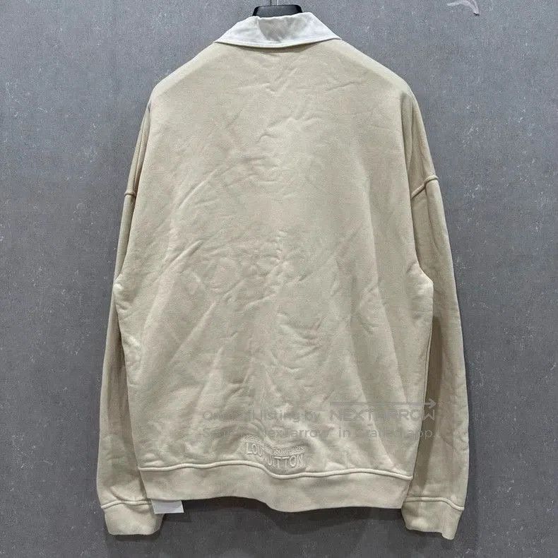 Louis Vuitton Louis Vuitton Embroidered Half-Zip Sweatshirt. Size US XXL / EU 58 / 5 - 2 Thumbnail