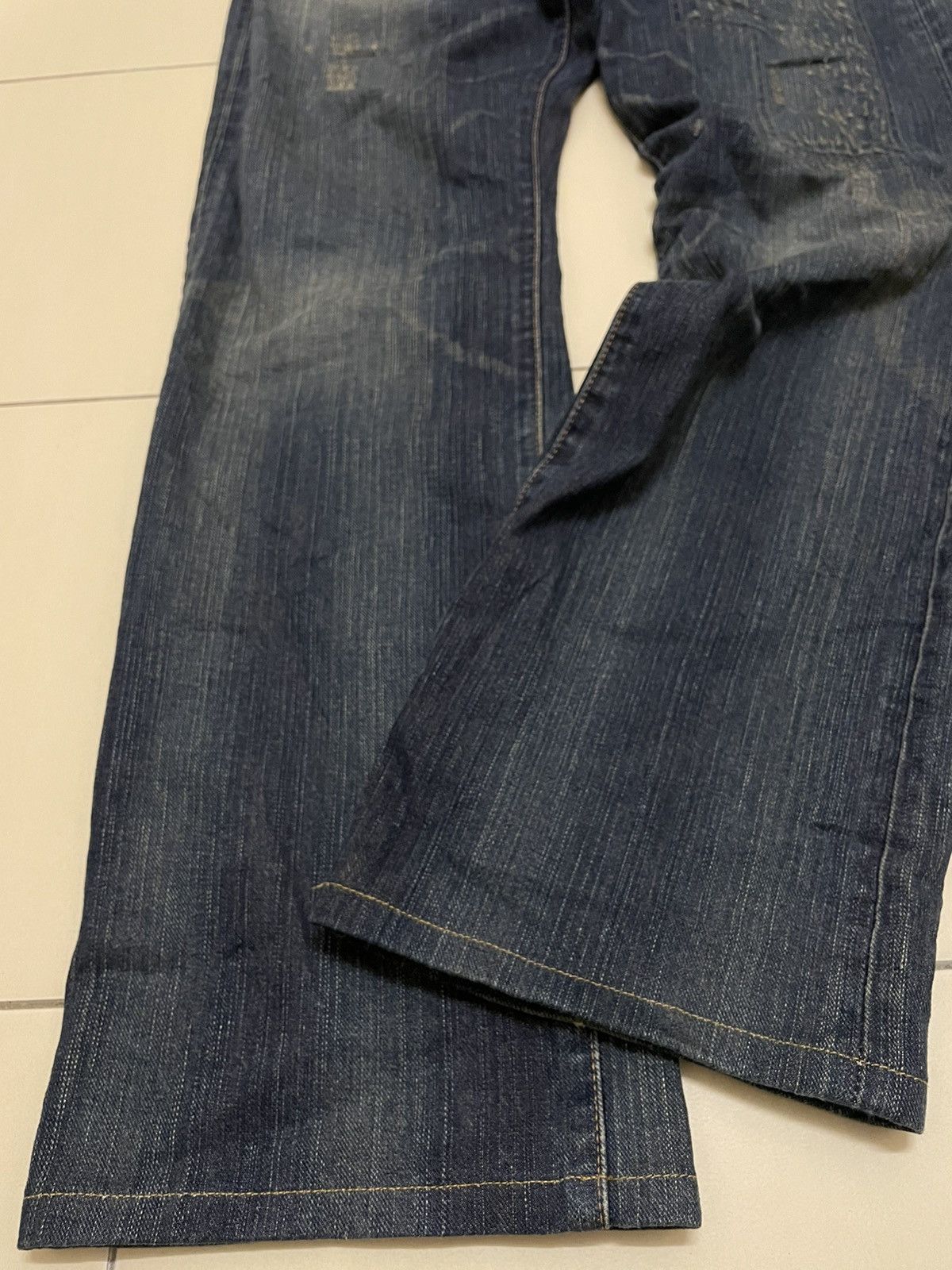 Edwin Edwin XV Sashiko Straight Cut Jeans Size US 33 - 6 Thumbnail