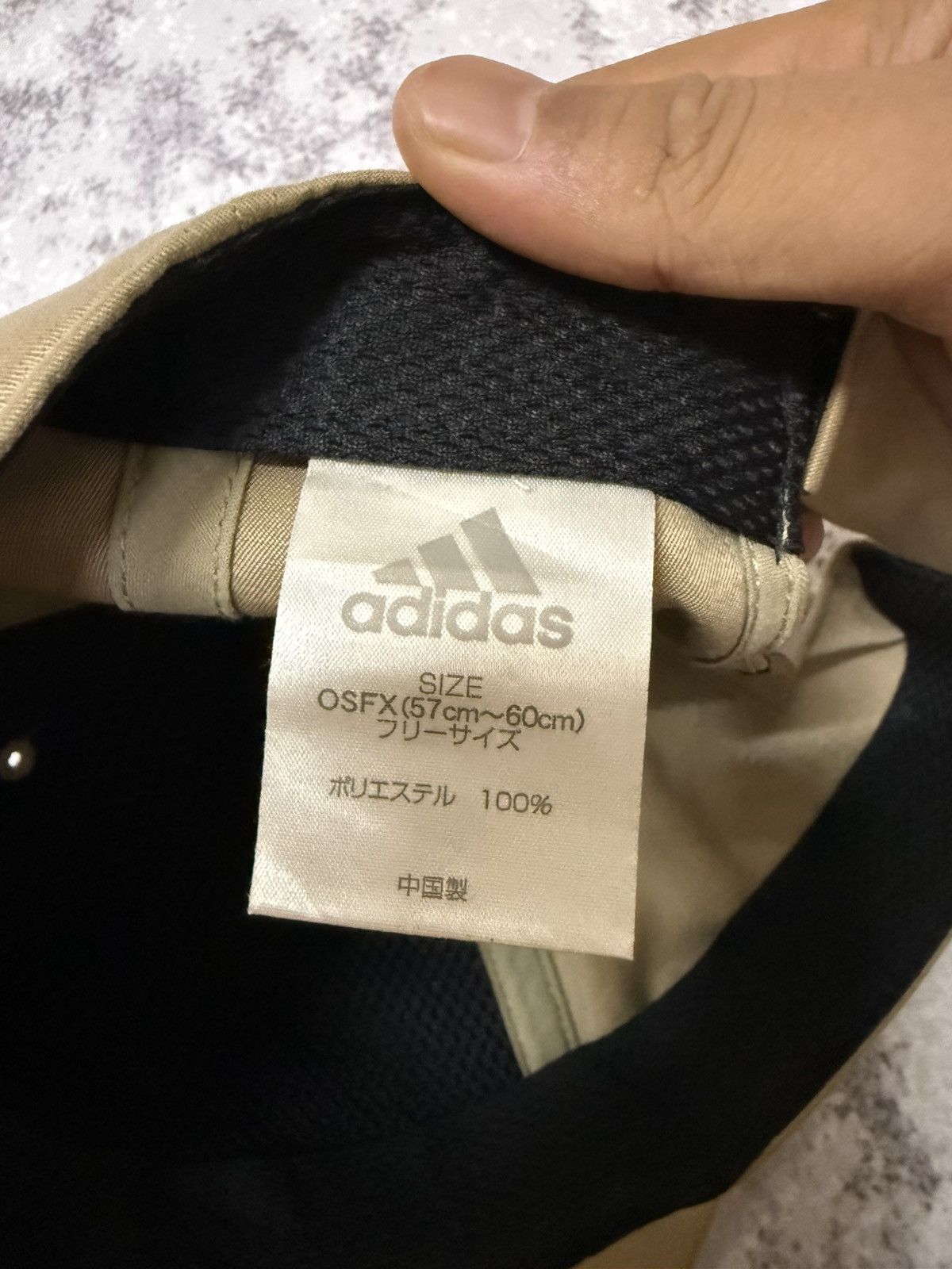 Adidas Adidas Strap Back Cap Beige Size ONE SIZE - 9 Thumbnail