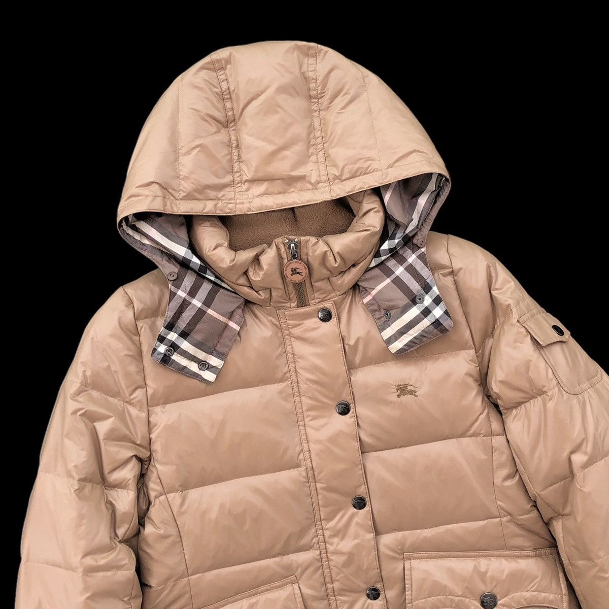 Burberry Burberry Blue Label Raccon Down Puffer Jacket Remove Hoodie Size S / US 4 / IT 40 - 3 Thumbnail