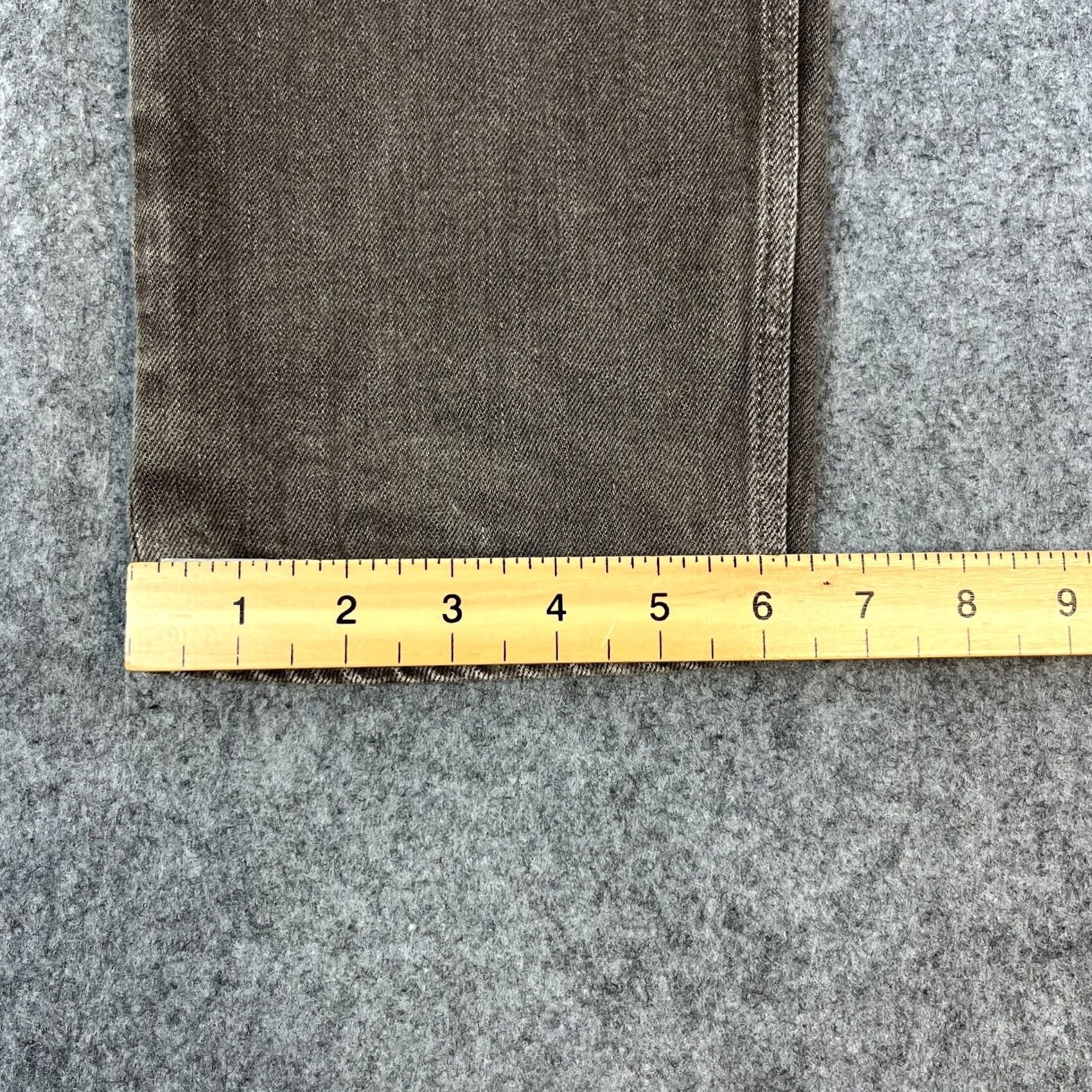 Vintage Armani Jeans Jeans Slim Tapered 36 Mens Medium Grey Wash Stretch J23 Size US 36 / EU 52 - 3 Thumbnail