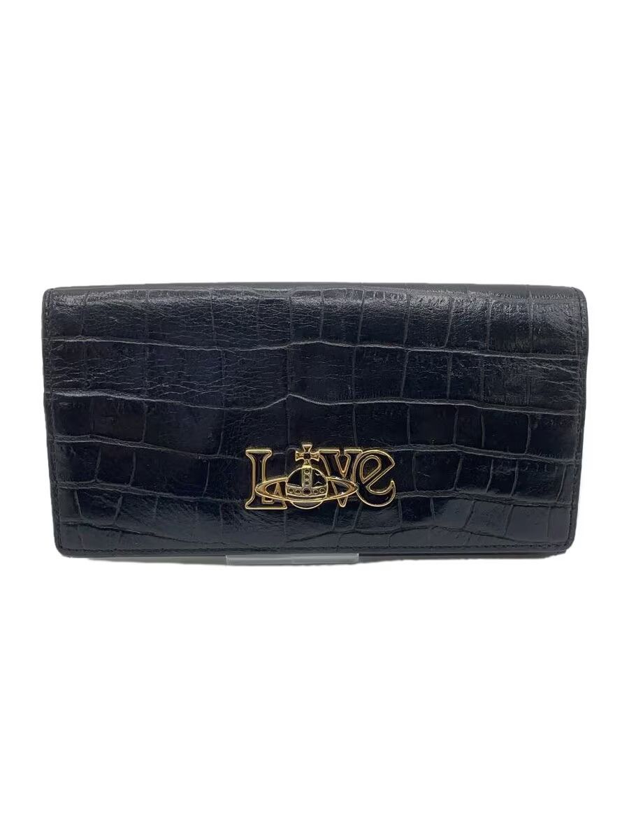 Vivienne Westwood Love Orb Crocodile Embossed Leather Wallet Size ONE SIZE - 1 Thumbnail
