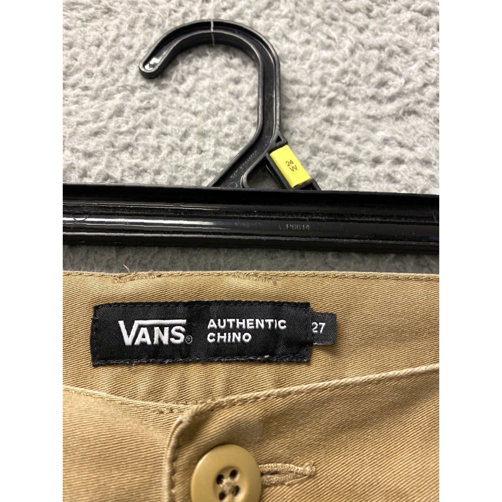 Vans VANS Slim Fit Mens Pant Jeans 27x31 Brown Twill Chino Pants /109-63 Size US 27 - 3 Thumbnail