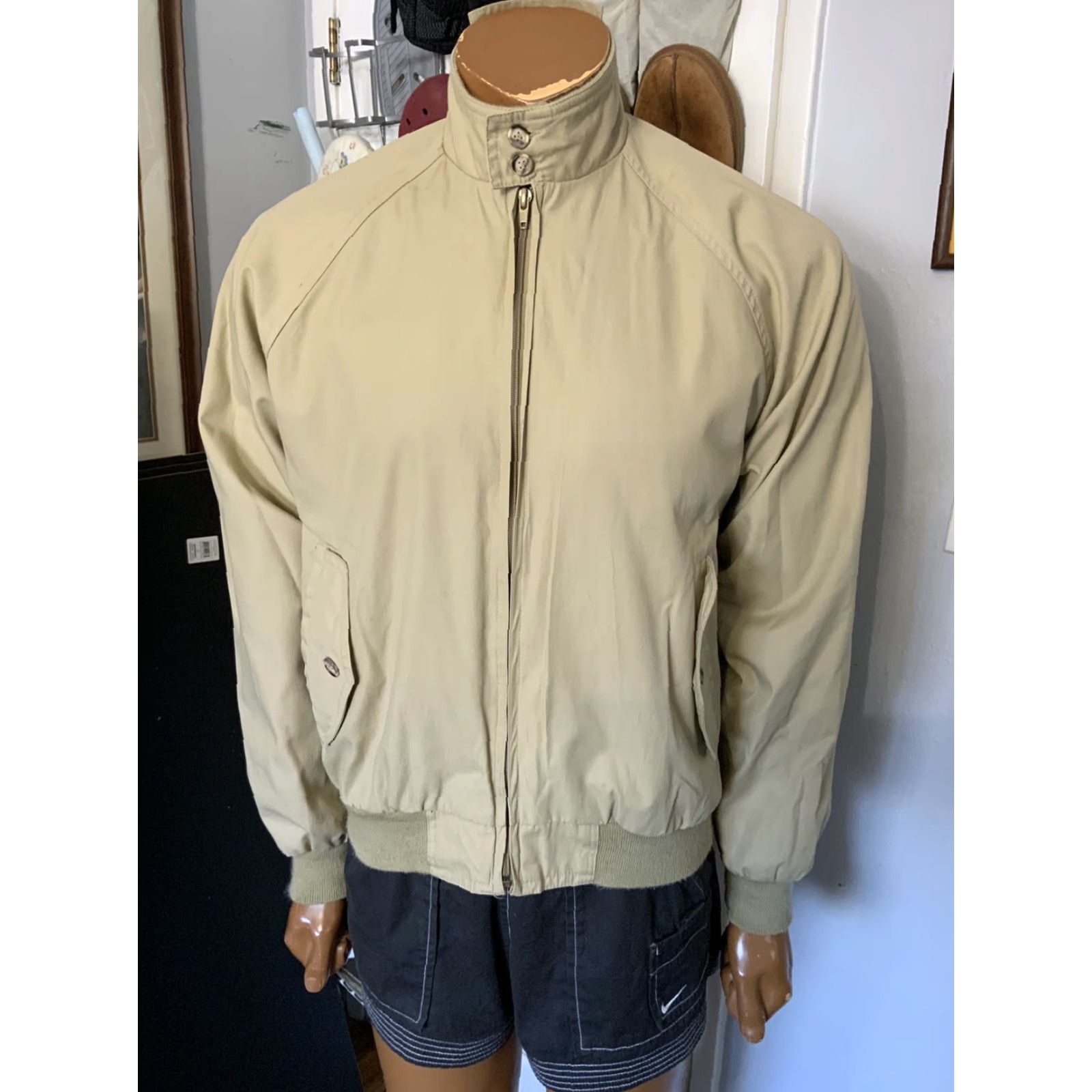 Vintage VINTAGE Sears Roebuck Workwear Khaki Smokers Plaid Lined Jacket Sz. S Beige 70s 80s Mens Womens Shirts? Size US S / EU 44-46 / 1 - 6 Thumbnail