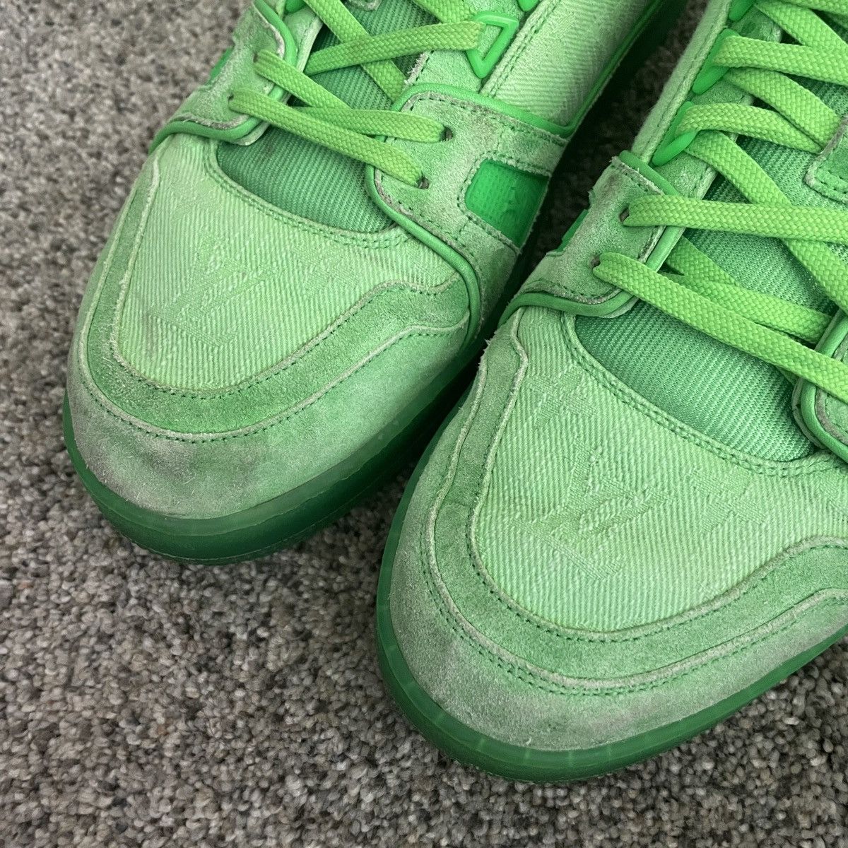 Louis Vuitton LOUIS VUITTON TRAINER GREEN LIMITED Size US 8.5 / EU 41-42 - 6 Thumbnail
