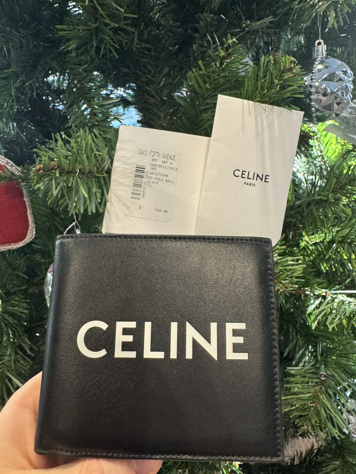 Celine Celine BI - FOLD WALL Black Wallet Size ONE SIZE - 3 Thumbnail