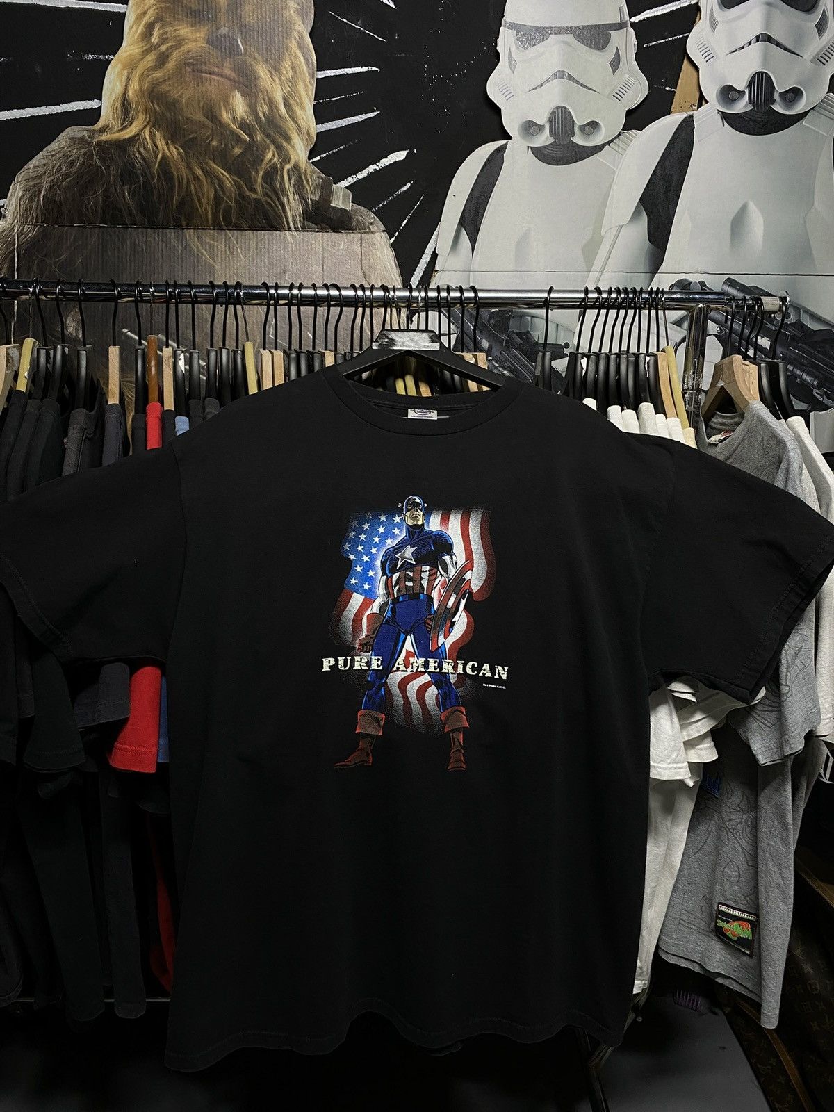 Marvel Comics Vintage Captain America Marvel Comics Tee Shirt Large Size US XL / EU 56 / 4 - 1 Thumbnail