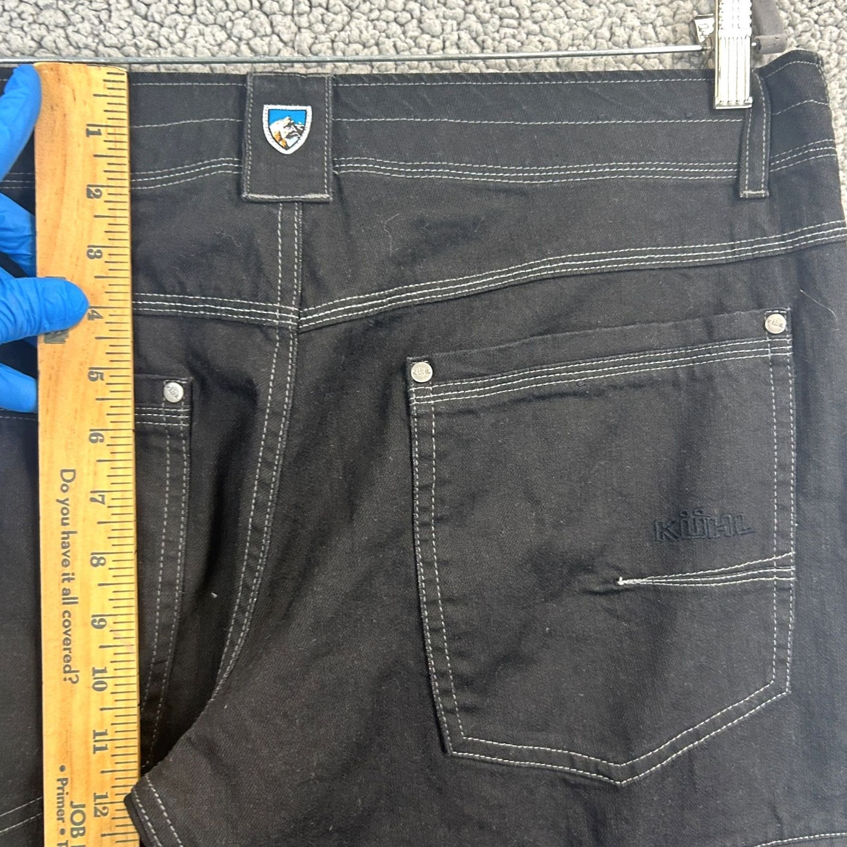 Denime Kühl Riot Jeans Mens 36x32 Black Denim 5-Pocket Straight Regular Fit Pocketless? No, Accents: Logo. Size US 36 / EU 52 - 7 Thumbnail