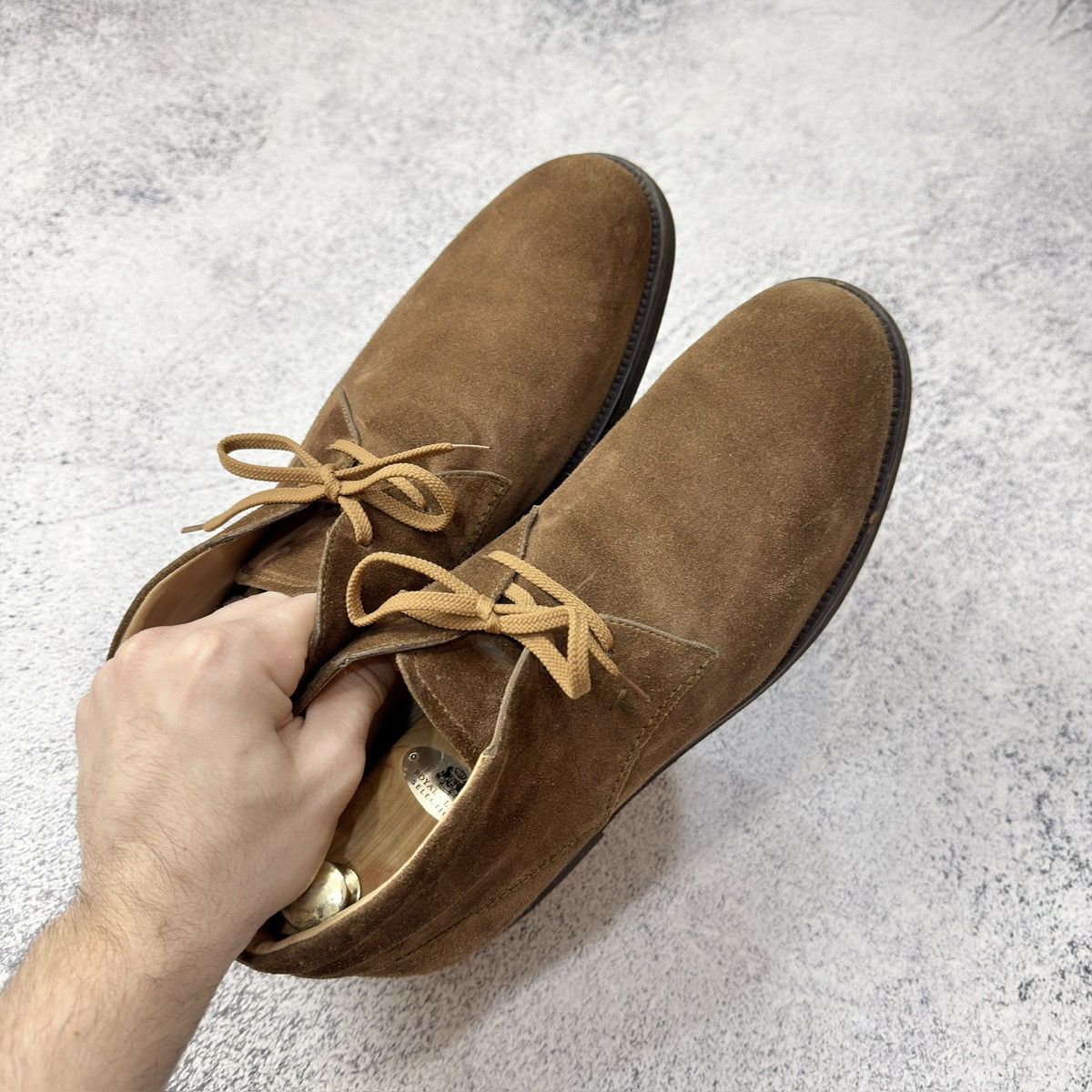Handmade × Tod's TOD’S Mens Brown Suede Chukka Boots US11.5 UK10.5 29.5cm Size US 11.5 / EU 44-45 - 9 Thumbnail