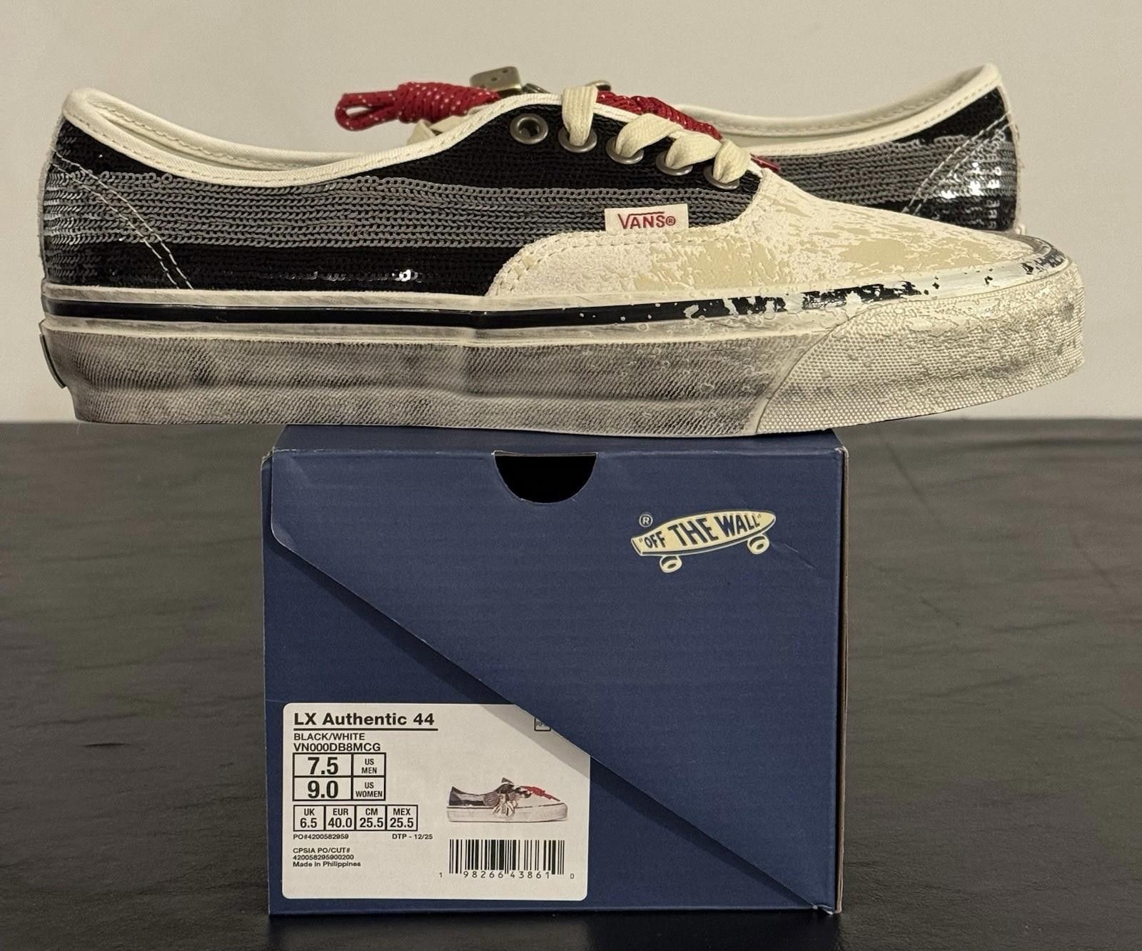 Vans Size 7.5 Men Vans Premium LX Authentic 44 La Habana Black Size US 7 / EU 40 - 7 Thumbnail