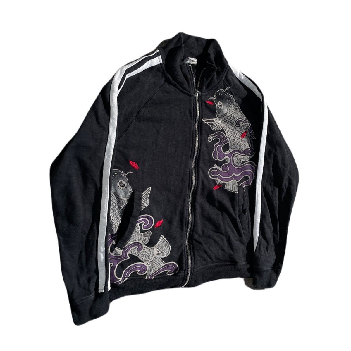 If Six Was Nine 2000s Japanese archive Sukajan Yakuza Embroidery Jacket Size US S / EU 44-46 / 1 - 3 Thumbnail
