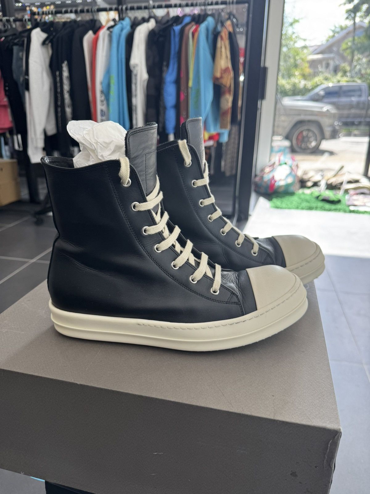 靴 Rick Owens DRKSHDW Ramones Rick Owens Drkshdw Low Ramones | Unboxing & On Foot Review