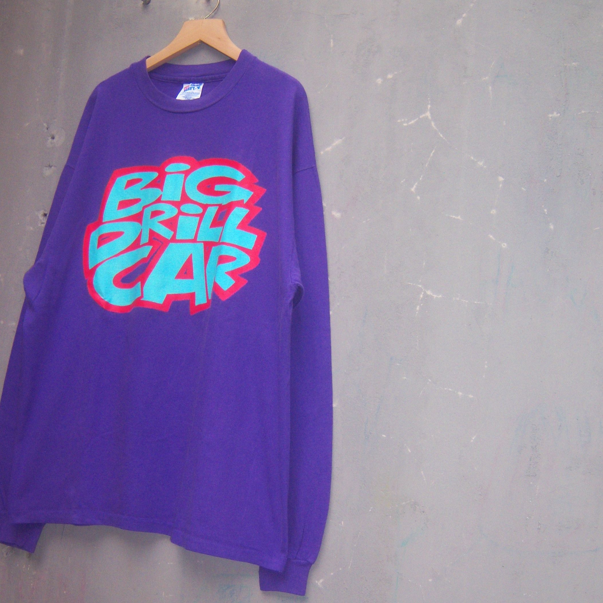 Band Tees × Vintage 1991 Big Drill Car - Batch Purple T shirt Size US XL / EU 56 / 4 - 9 Thumbnail