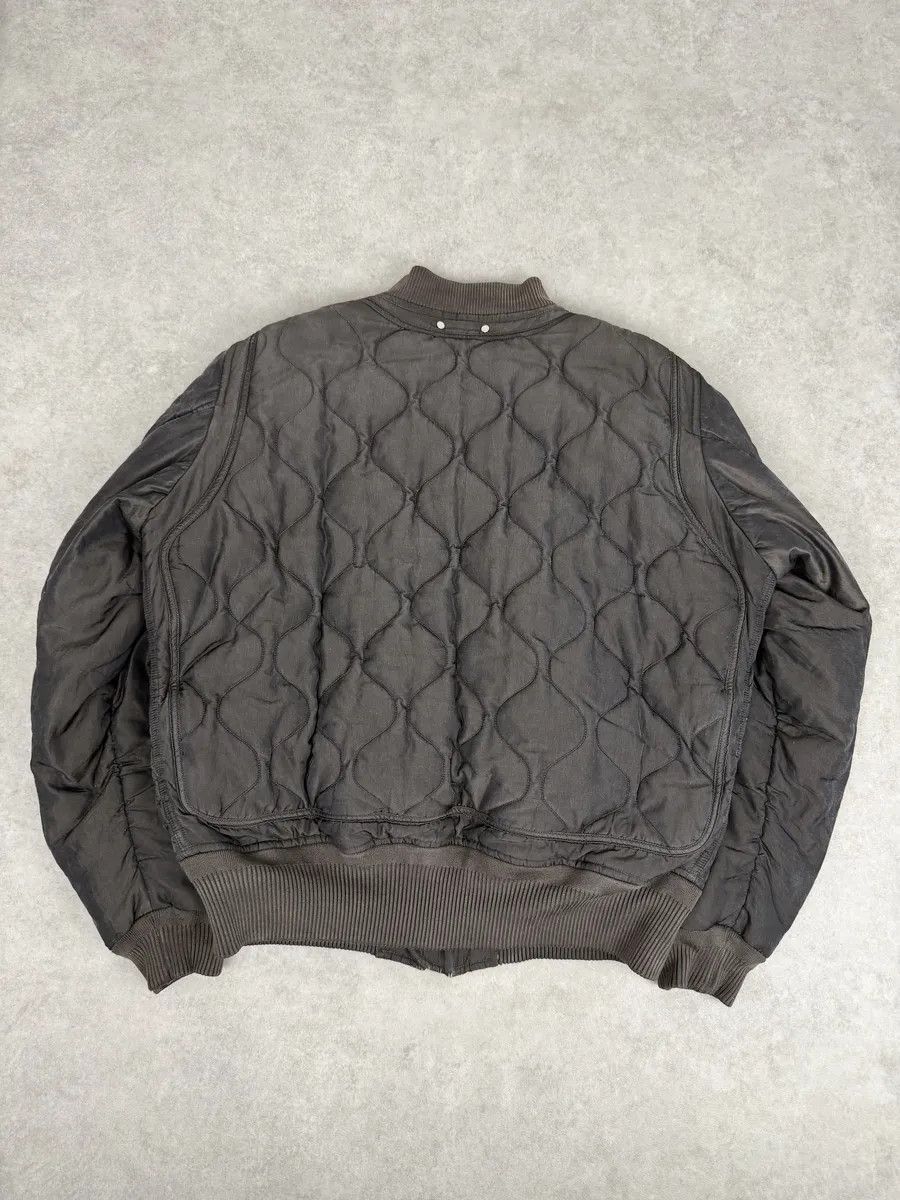 Louis Vuitton Louis Vuitton Taupe Silk Quilted Bomber Jacket Size US L / EU 52-54 / 3 - 2 Thumbnail
