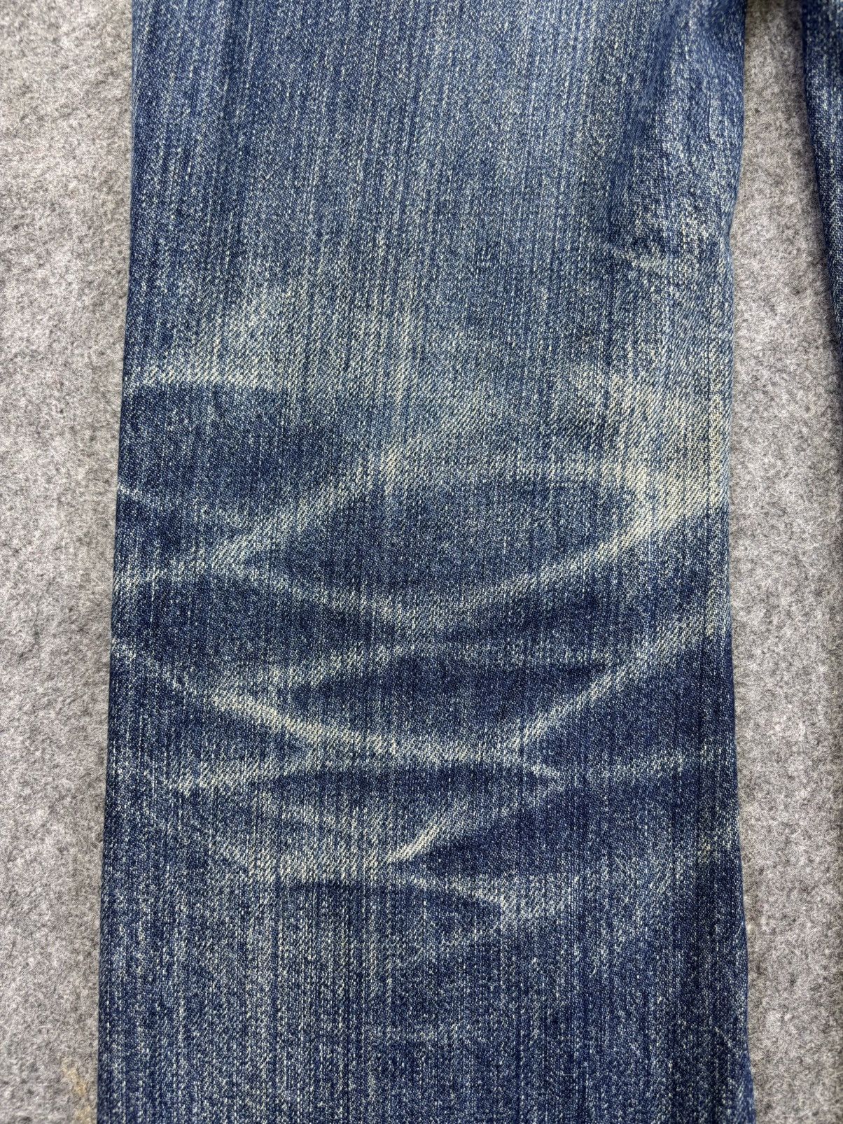 Lee 💥Flare💥Vintage 90s Ms Lee Flare Crazy Fades Denim F909 Size 24" / US 00 / IT 34 - 10 Thumbnail