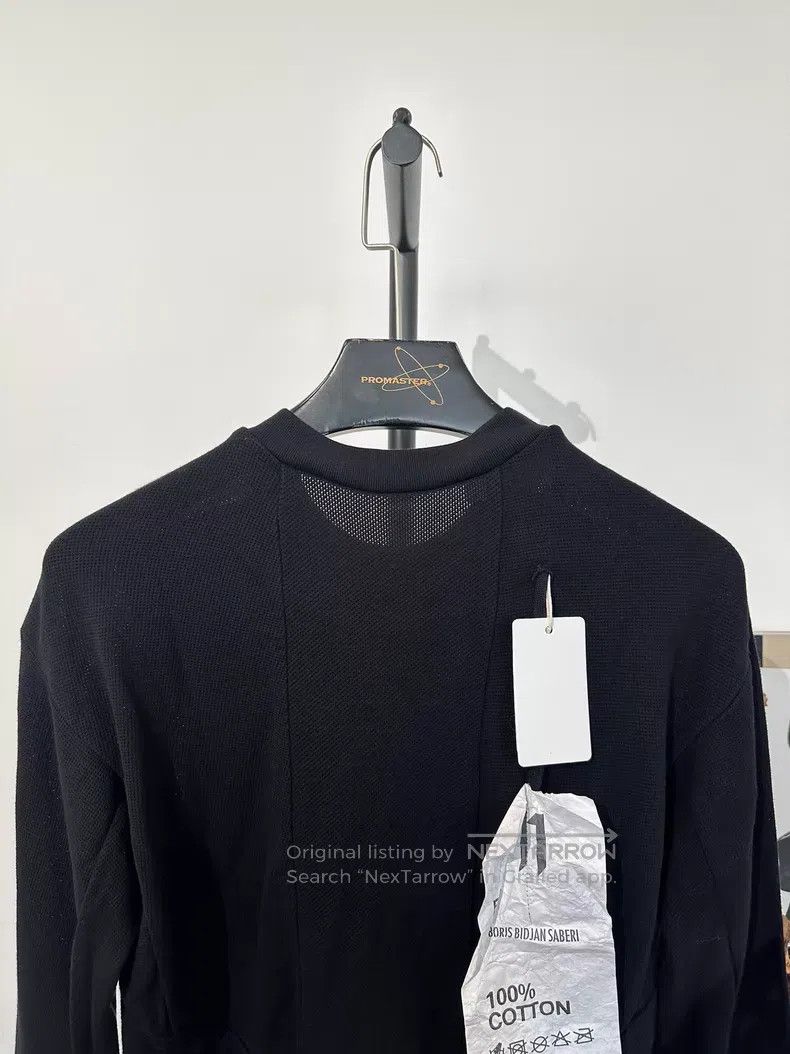 Boris Bidjan Saberi Boris Bidjan Saberi CR1 mesh panel hoodie with drawstring Size US M / EU 48-50 / 2 - 4 Thumbnail