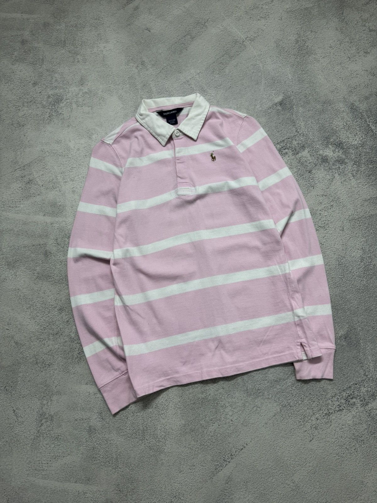 Polo Ralph Lauren Vintage Vintage Polo Ralph Lauren Rugby long sleeve Size S / US 4 / IT 40 - 4 Thumbnail