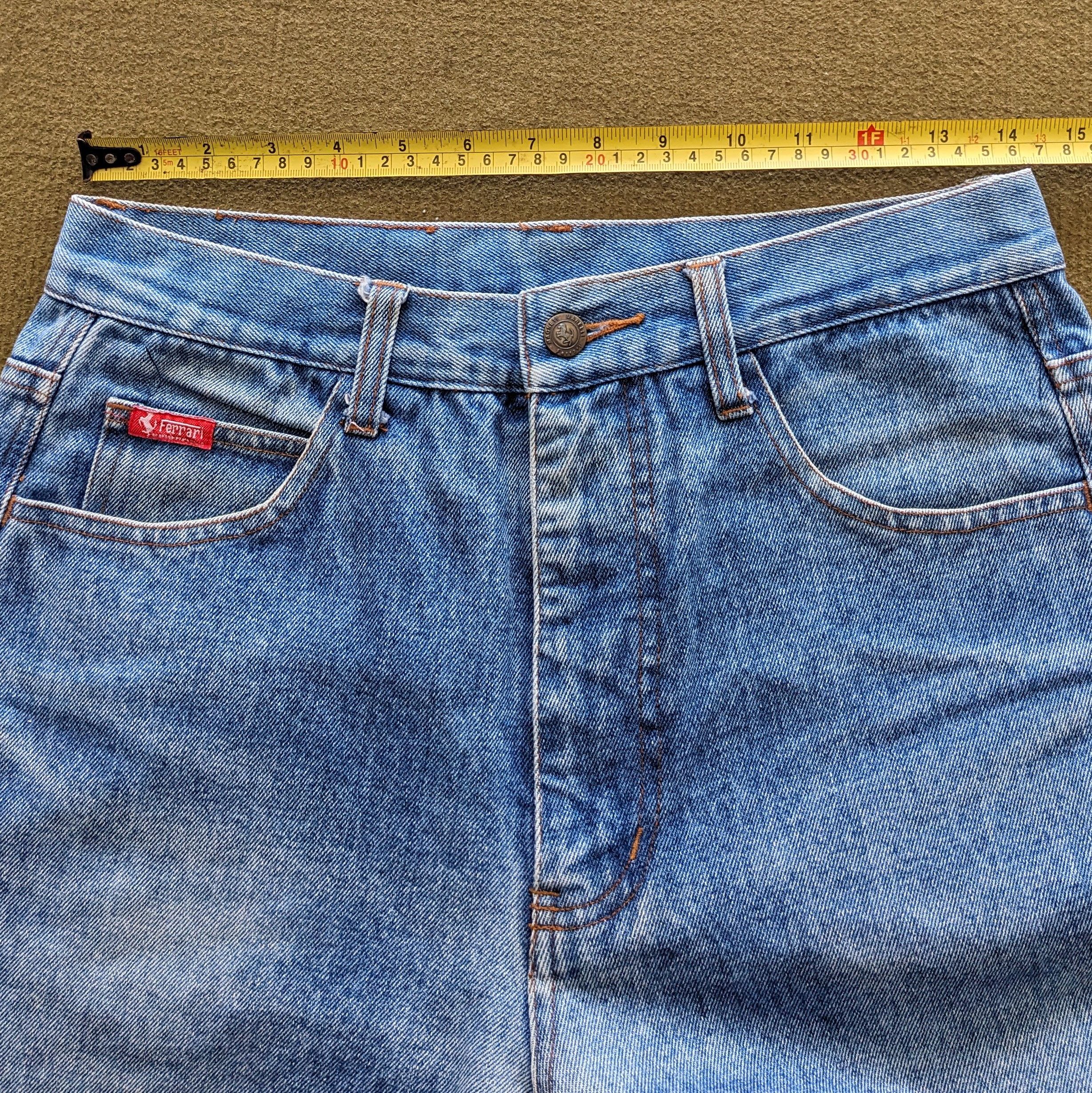 Ferrari Vintage MAGNETI MARELLI FERRARI Luxury Brand Jeans Size US 29 - 6 Thumbnail