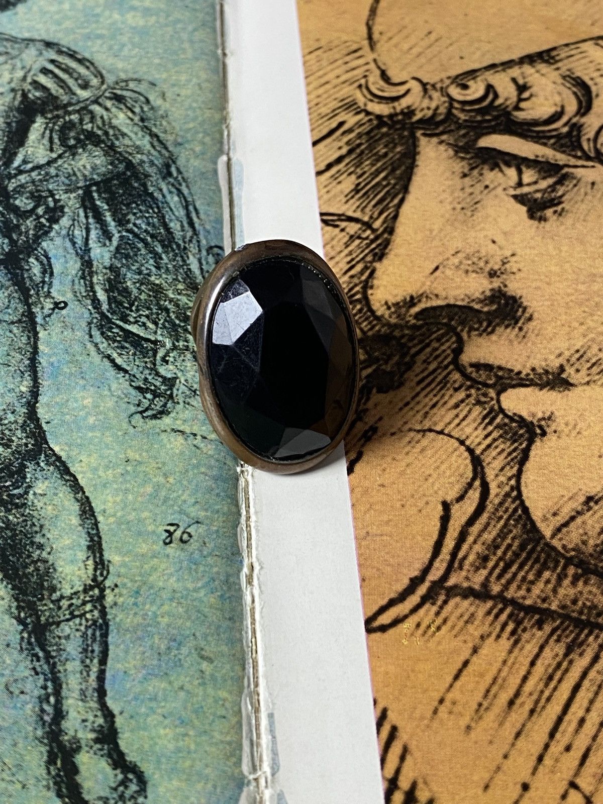 Hysteric Glamour Rare Avant Garde Futuristic Ring Retro Brutalist Black Size ONE SIZE - 4 Thumbnail