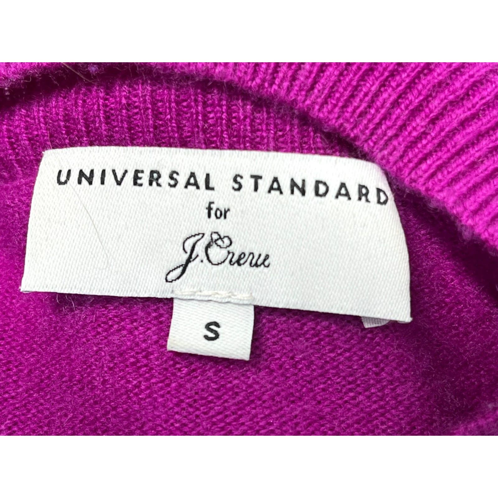 J.Crew J.CREW x Universal Standard women sz S Crisp Berry Pink Mockneck Sweater Dress Size S / US 4 / IT 40 - 7 Thumbnail