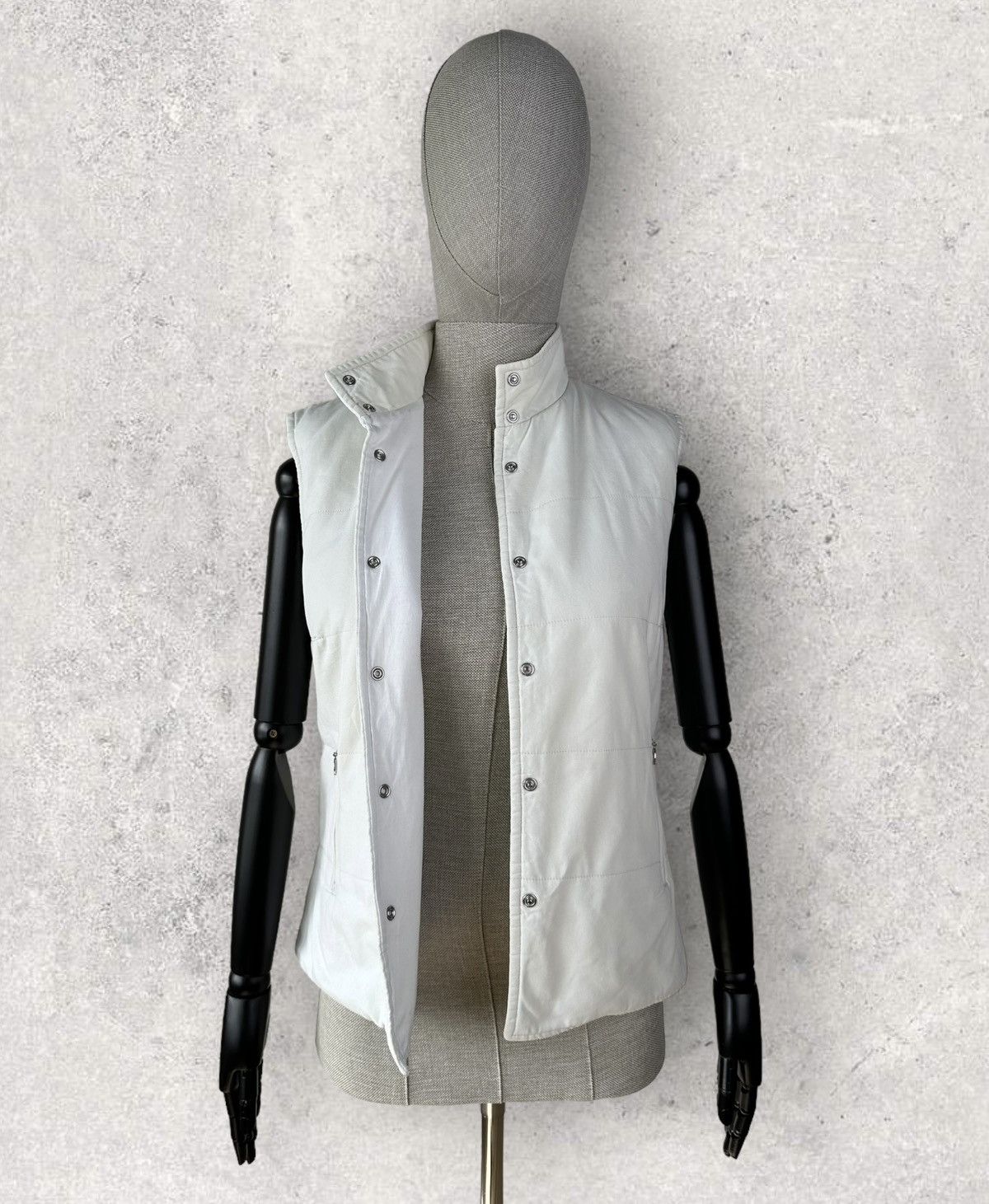 Brunello Cucinelli Vintage BRUNELLO CUCINELLI Cotton Women’s Vest Jacket Gilet Size L / US 10 / IT 46 - 12 Thumbnail