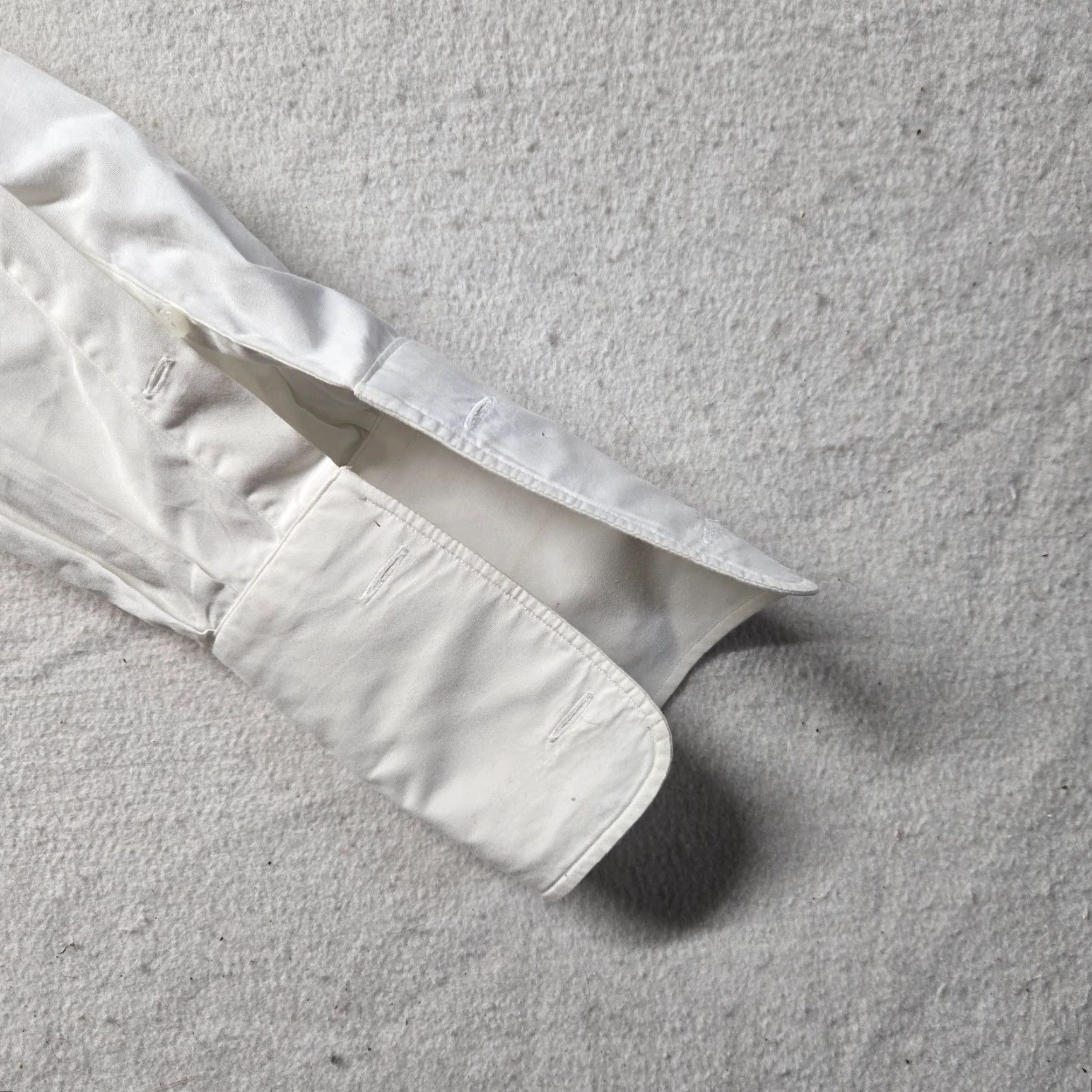Nordstrom VINTAGE John W. Nordstrom Shirt Men Long Sleeve Button Up 16.5 White Cotton Classic 16.5 Mens Shirt Size US L / EU 52-54 / 3 - 4 Thumbnail