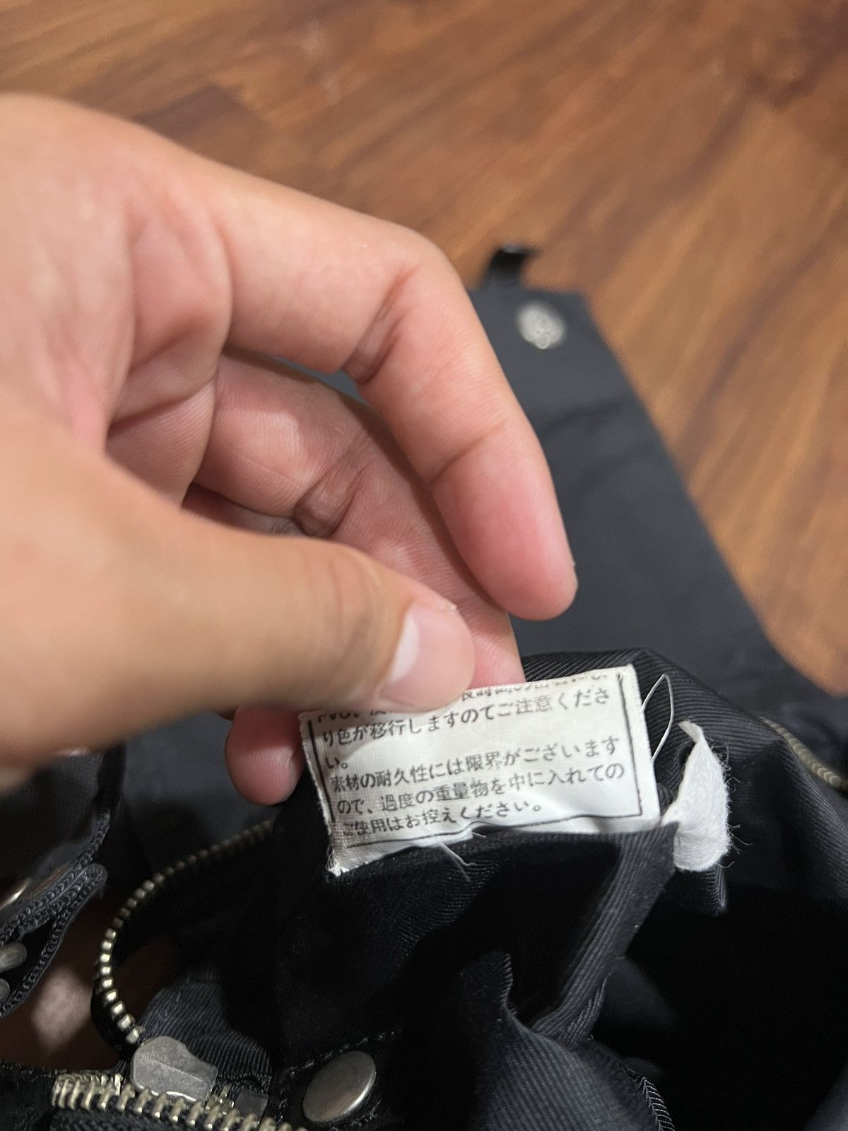 Y's × Yohji Yamamoto YOHJI YAMAMOTO LEATHER NYLON SLING BAG Size ONE SIZE - 11 Thumbnail