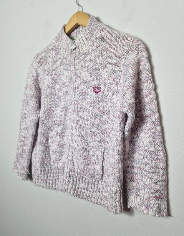 Billabong × Quiksilver Quiksilver vintage wool zipped sweater y2k surf style Size L / US 10 / IT 46 - 3 Thumbnail