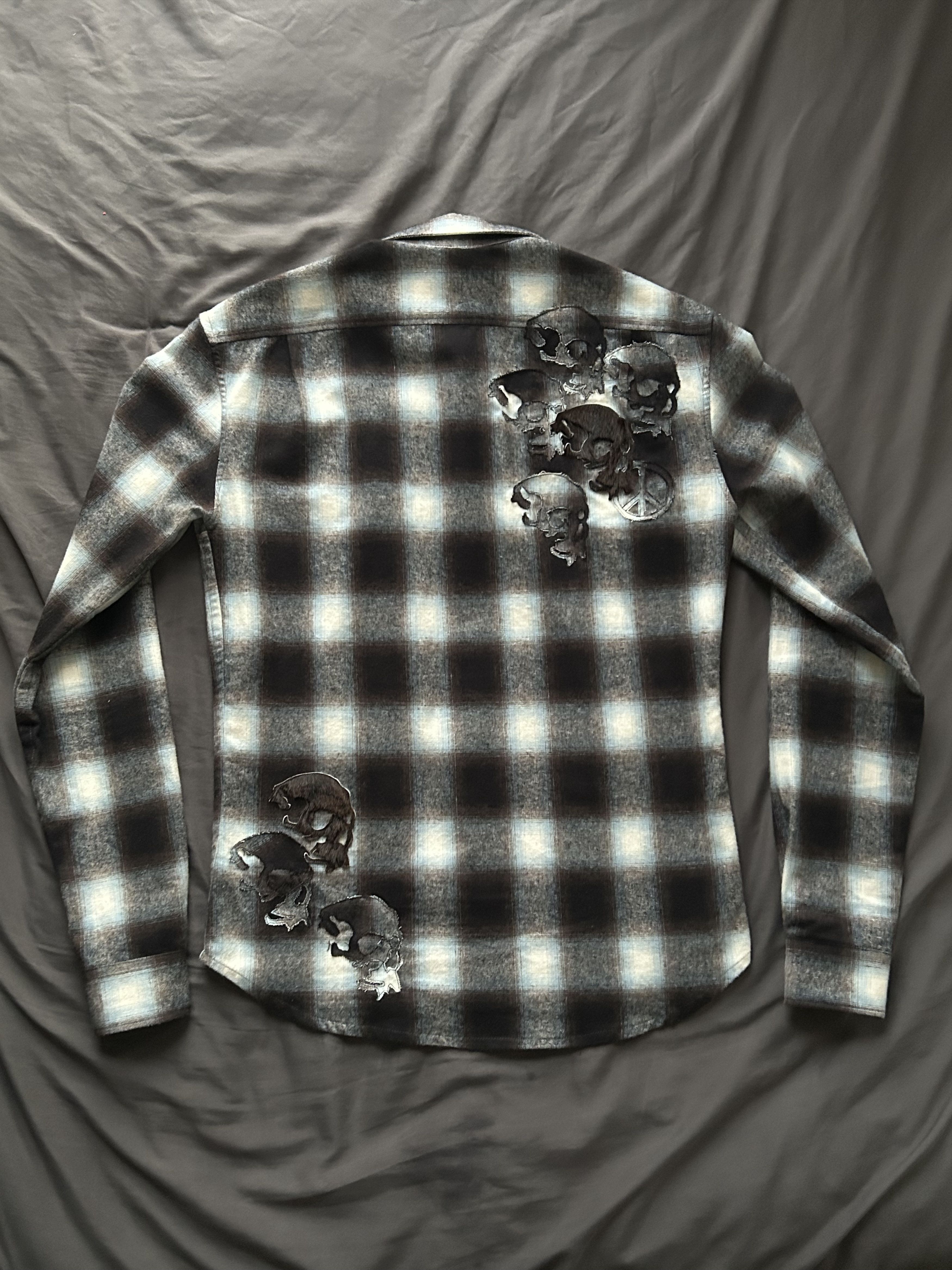 BV By Bodega Vengeance Patched Flannel Botton Down Size US M / EU 48-50 / 2 - 5 Thumbnail