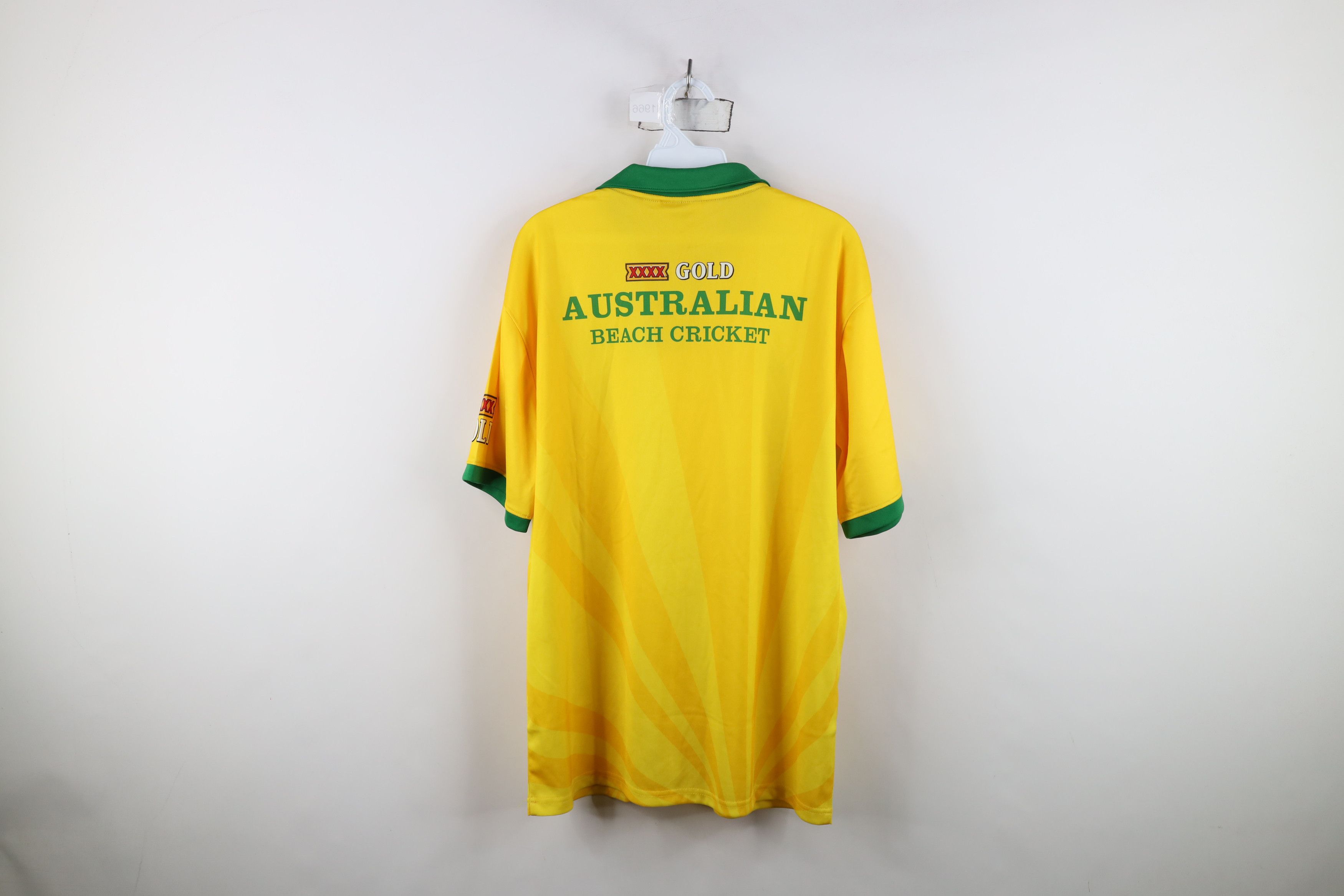 Reebok Deadstock Vtg Y2K 2004 Reebok Gold Beach Cricket Jersey Polo Size US S / EU 44-46 / 1 - 12 Thumbnail