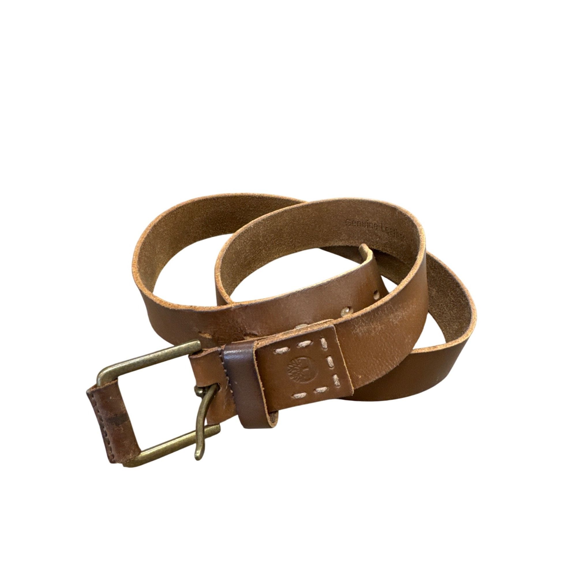 Timberland Brown Leather Mens Belt 40"x1.5" By Timberland SKU 6944 Size 40 - 9 Thumbnail