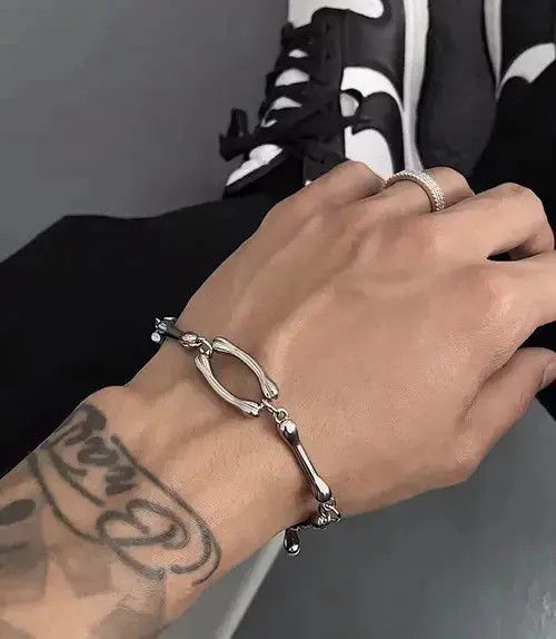 Other Fashion hip hop titanium steel skeleton bracelet chain Size ONE SIZE - 3 Thumbnail