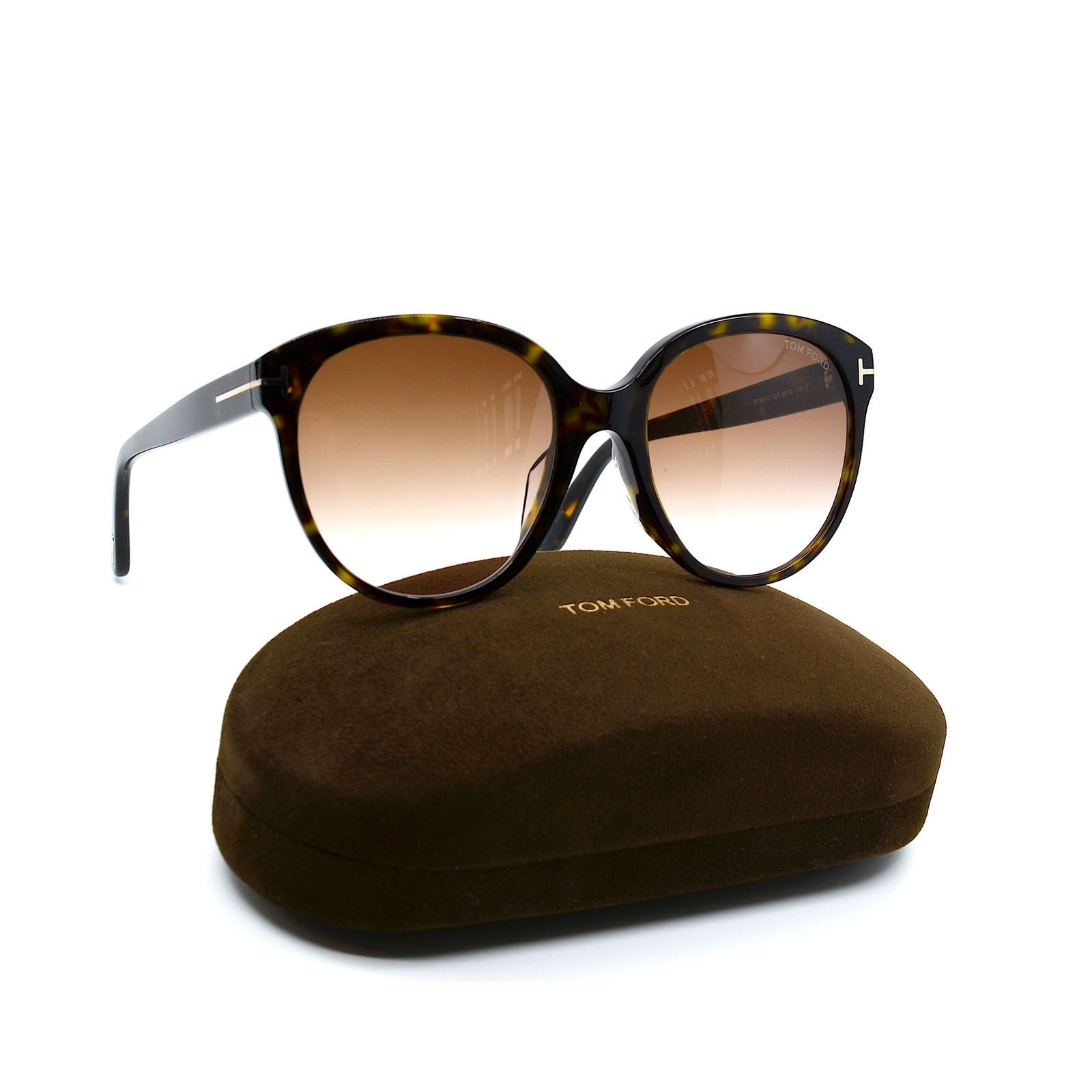 Tom Ford TOM FORD TF957-D 52F HAVANA BROWN GRADIENT SUNGLASSES Size ONE SIZE - 4 Thumbnail