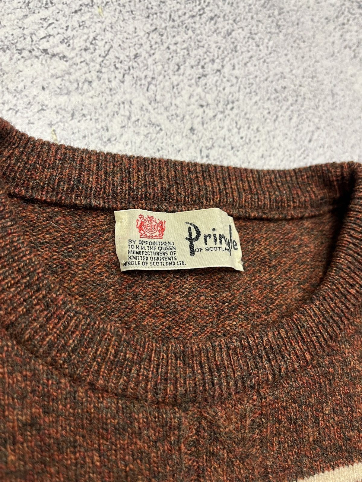 Pringle Of Scotland Vintage Pringle Of Scotland Wool Hand Knit Sweater Rare Size US M / EU 48-50 / 2 - 5 Thumbnail