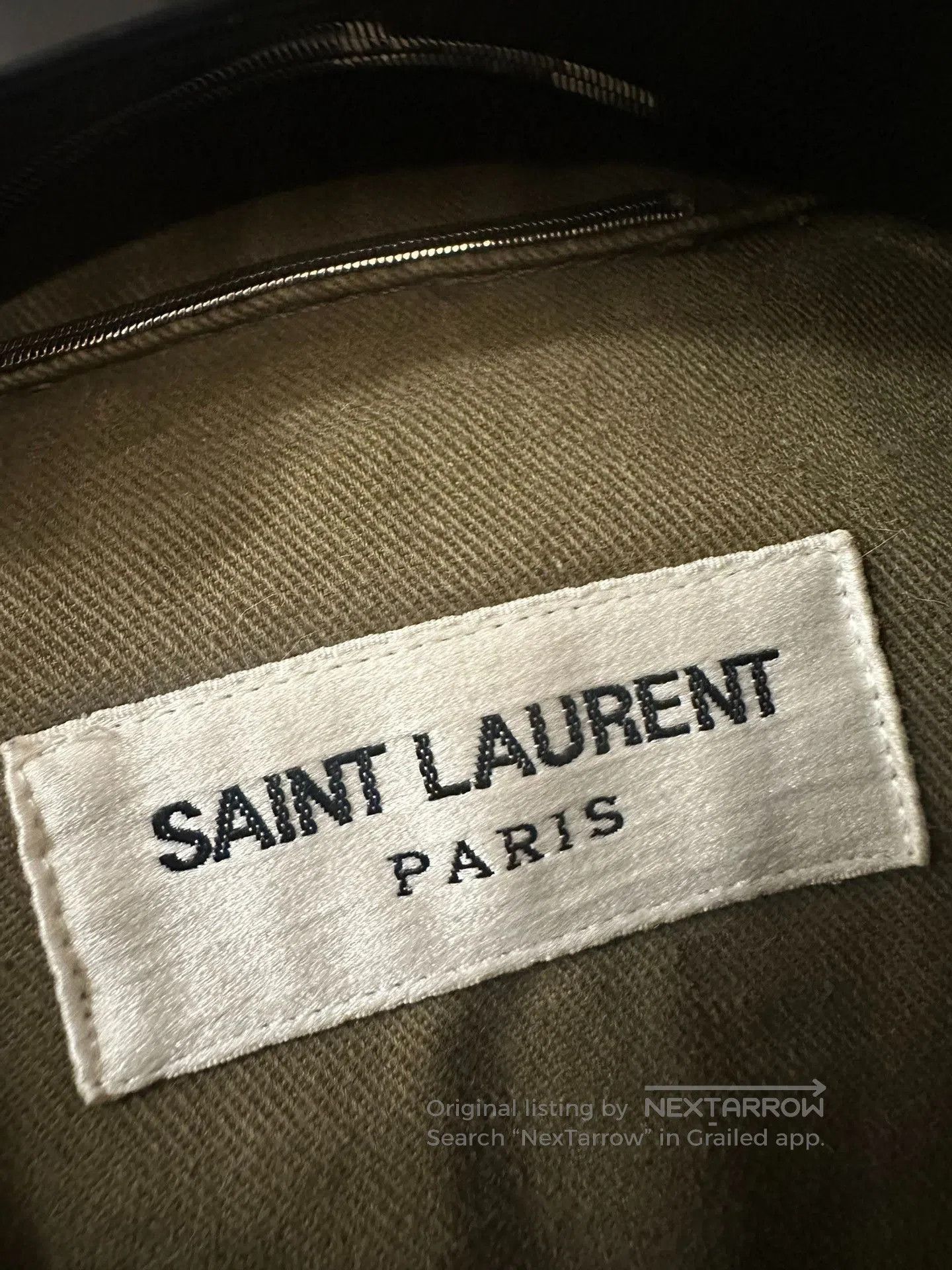 Saint Laurent Paris Saint Laurent Shark Utility Jacket Green. Size US M / EU 48-50 / 2 - 3 Thumbnail
