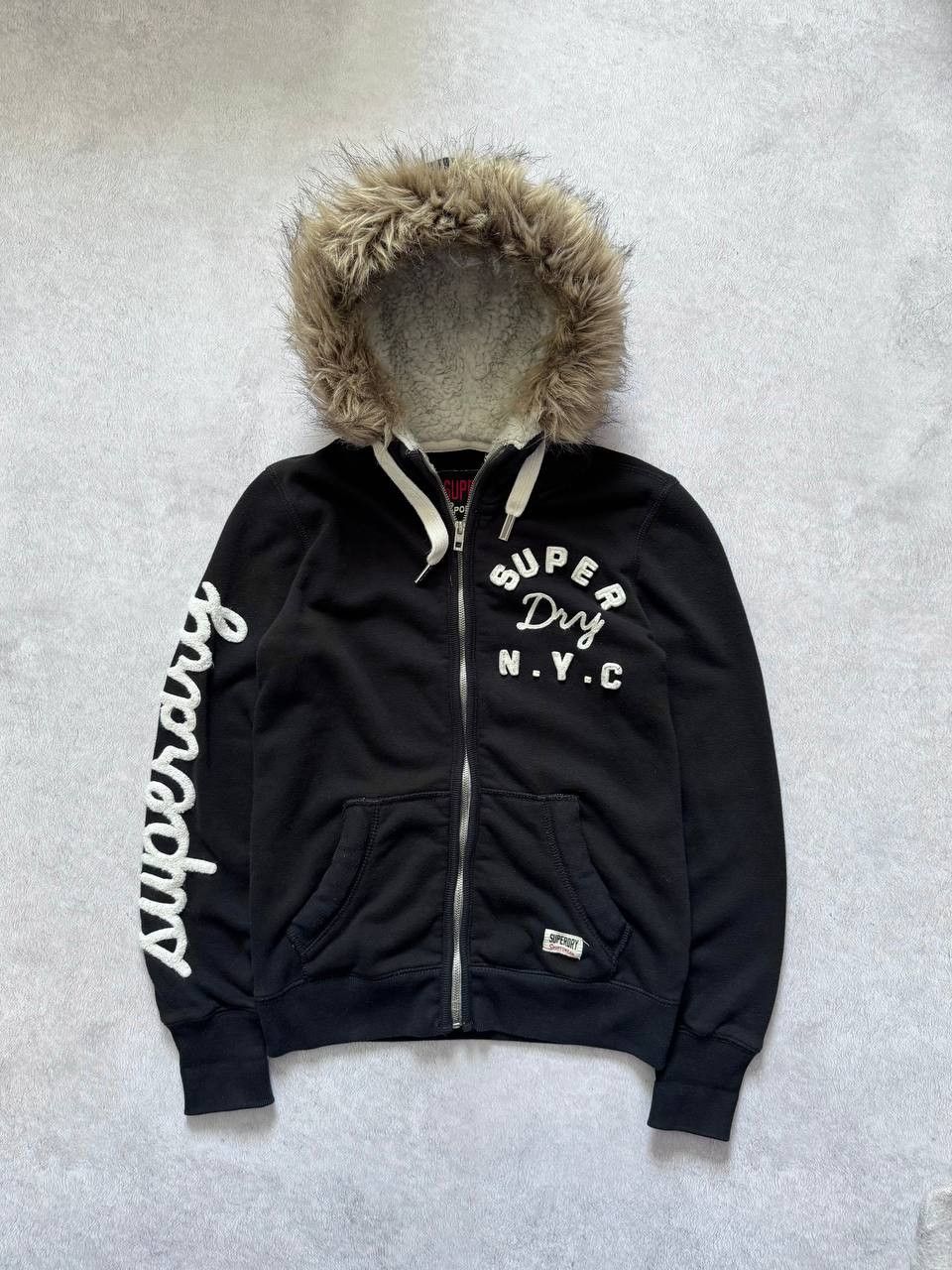 Superdry Cute Superdry If Six Was Nine LGB Vibe Fur Hoodie Sherpa Size L / US 10 / IT 46 - 1 Thumbnail