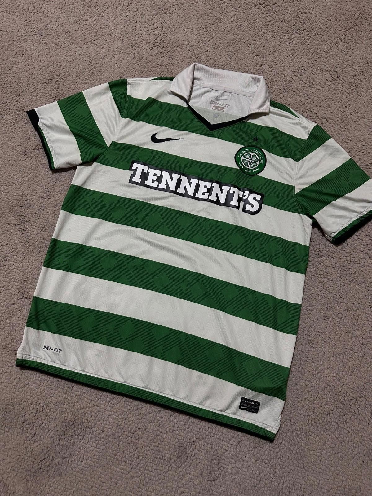 Nike #20 McCOURT Nike Celtic FC 2010/12 Football Soccer Jersey Size US L / EU 52-54 / 3 - 2 Thumbnail