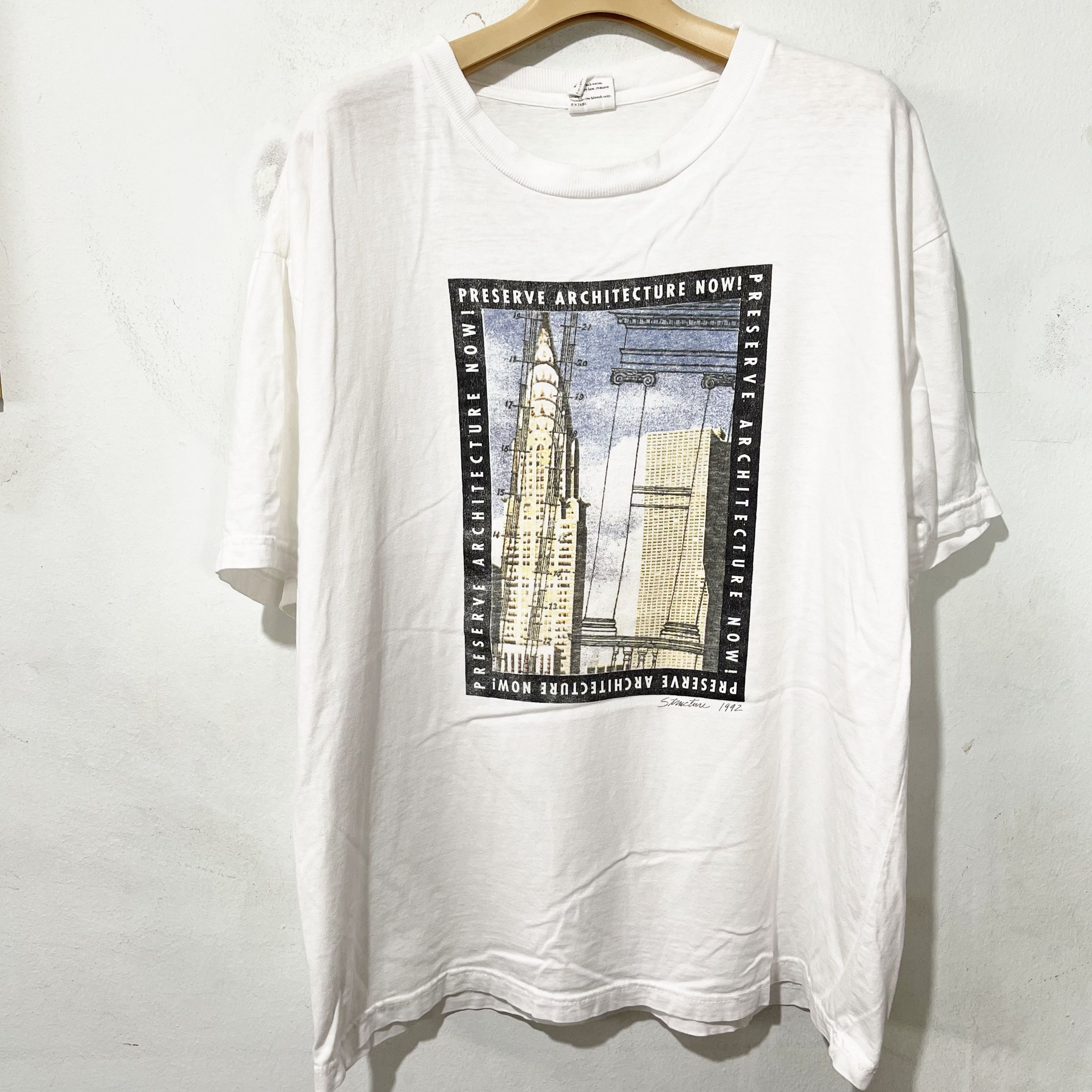 Vintage Vintage 1992 Preserve Architecture Now T-Shirt Size US L / EU 52-54 / 3 - 1 Thumbnail
