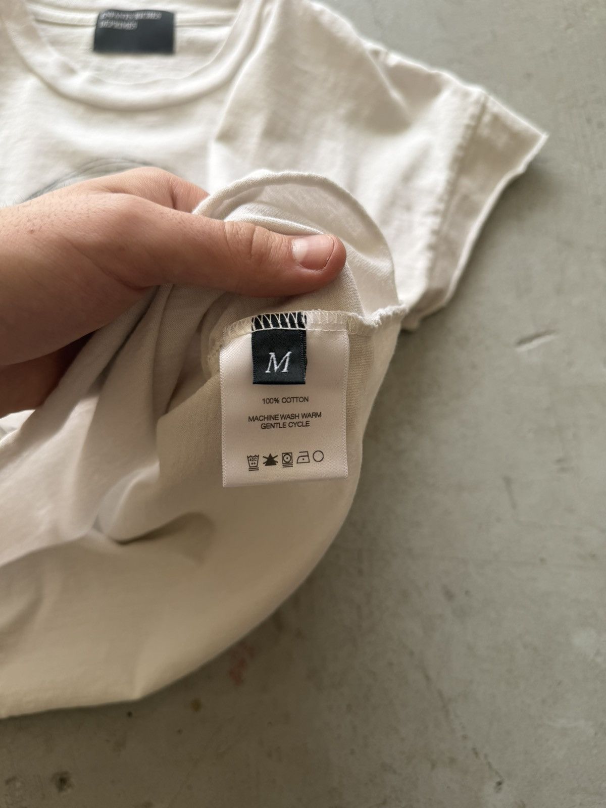 Enfants Riches Deprimes ERD Neoism Russian Shrunken White Baby Tee Size US M / EU 48-50 / 2 - 5 Thumbnail