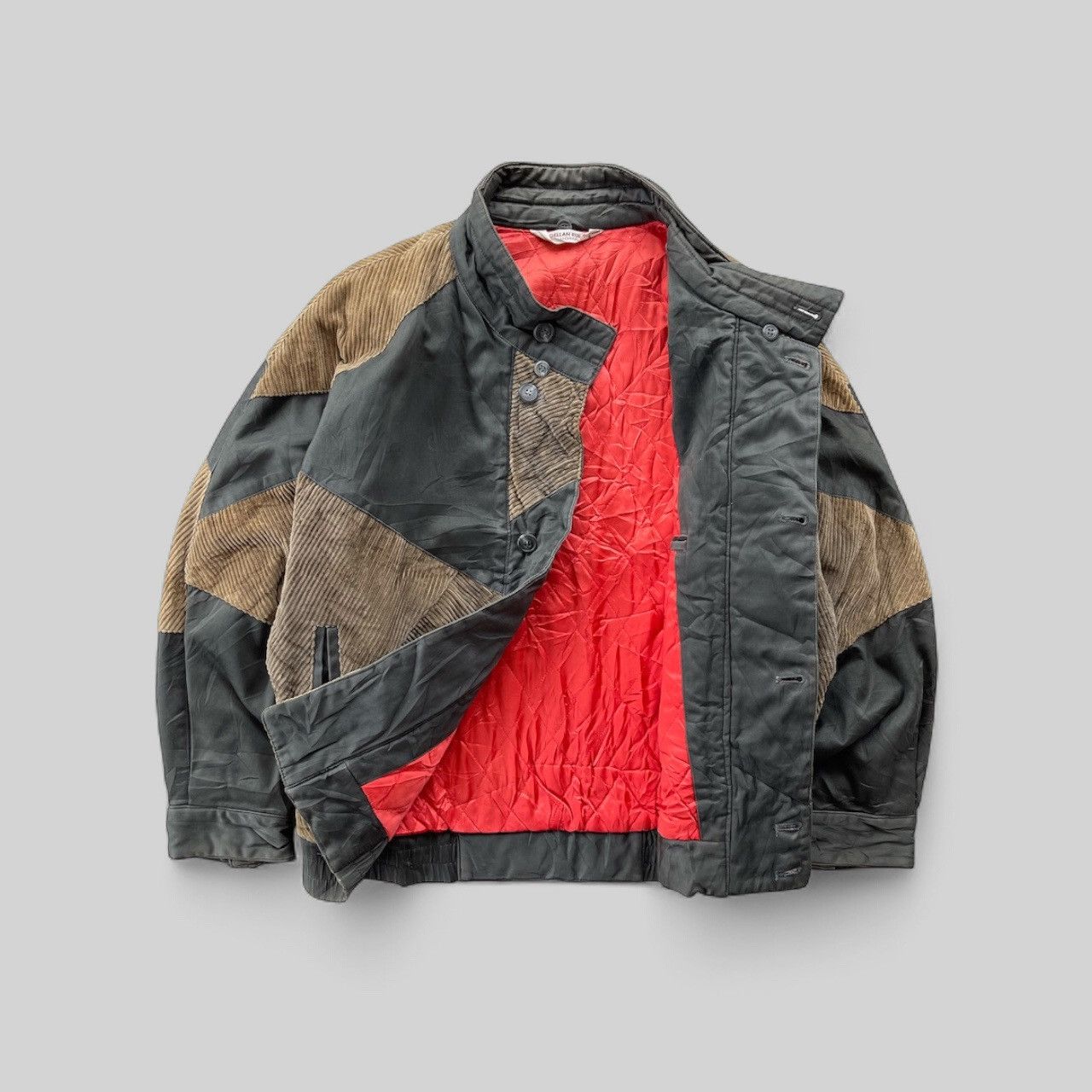 Japanese Brand G.Gellan Europe Corduroy Patchwork Jacket Issey miyake style Size US L / EU 52-54 / 3 - 3 Thumbnail