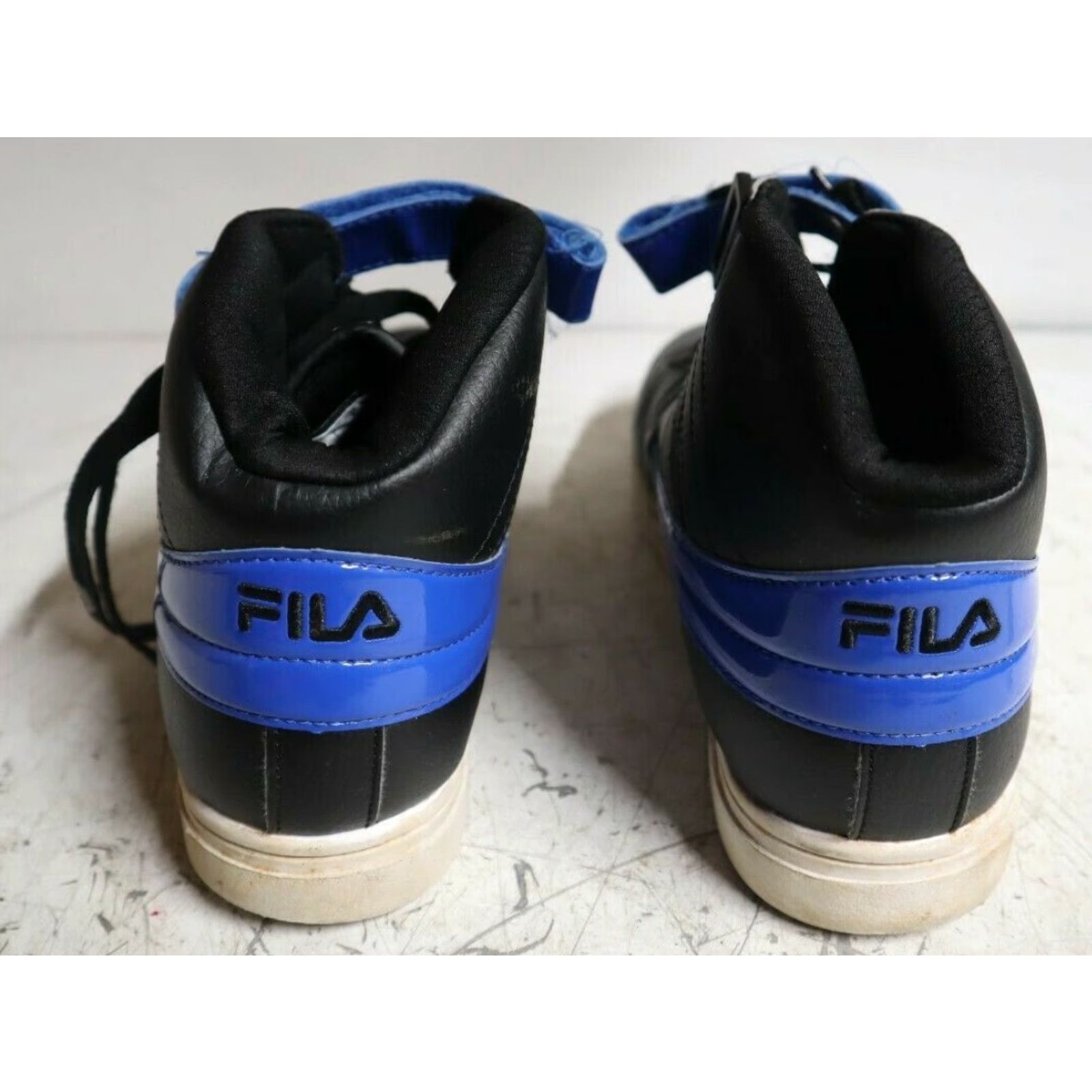Fila Fila Shoes Mid Top Sneakers Black Blue Men 7 Size 7 Casual Athletic Leather Synthetic Lace Up 2010-2019 3CM00709-018 Size US M / EU 48-50 / 2 - 4 Thumbnail