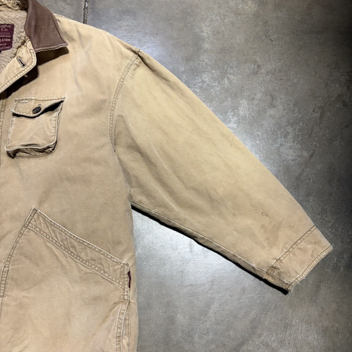 Abercrombie & Fitch Vintage Abercrombie Fitch Chore Coat Sherpa Lined Barn 90s Size US L / EU 52-54 / 3 - 5 Thumbnail