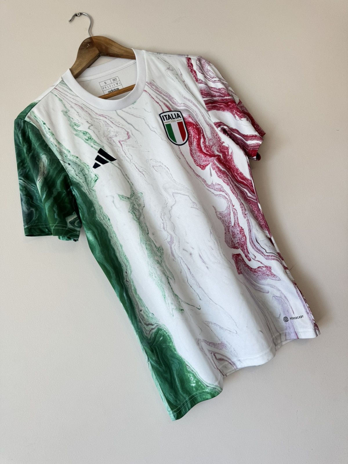 Adidas Italy 2022-2023 Soccer Training Jersey Football Shirt Kit Size US S / EU 44-46 / 1 - 4 Thumbnail