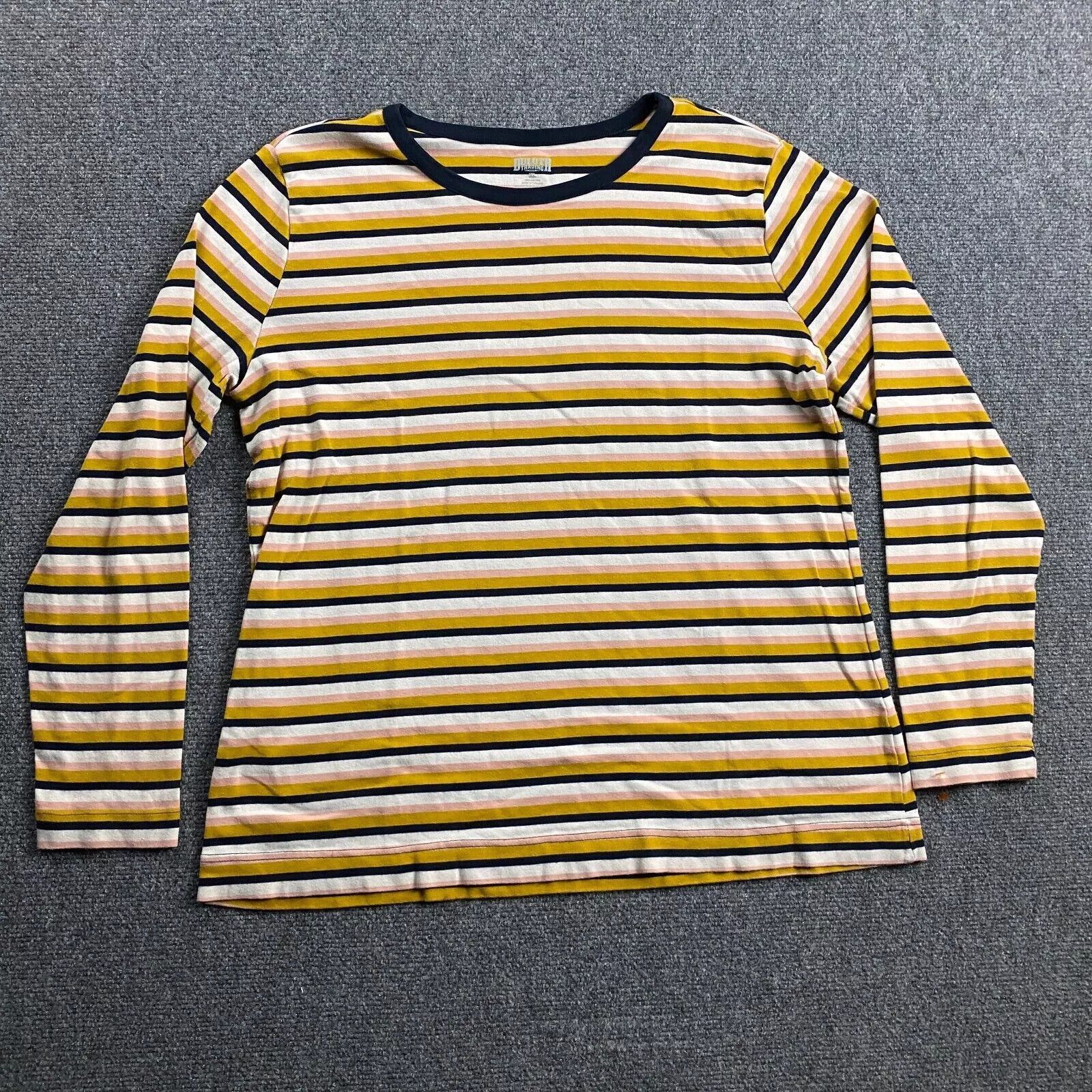Duluth Trading Company Duluth Trading Top Women's Striped Yellow Casual XL Size XL / US 12-14 / IT 48-50 - 1 Thumbnail