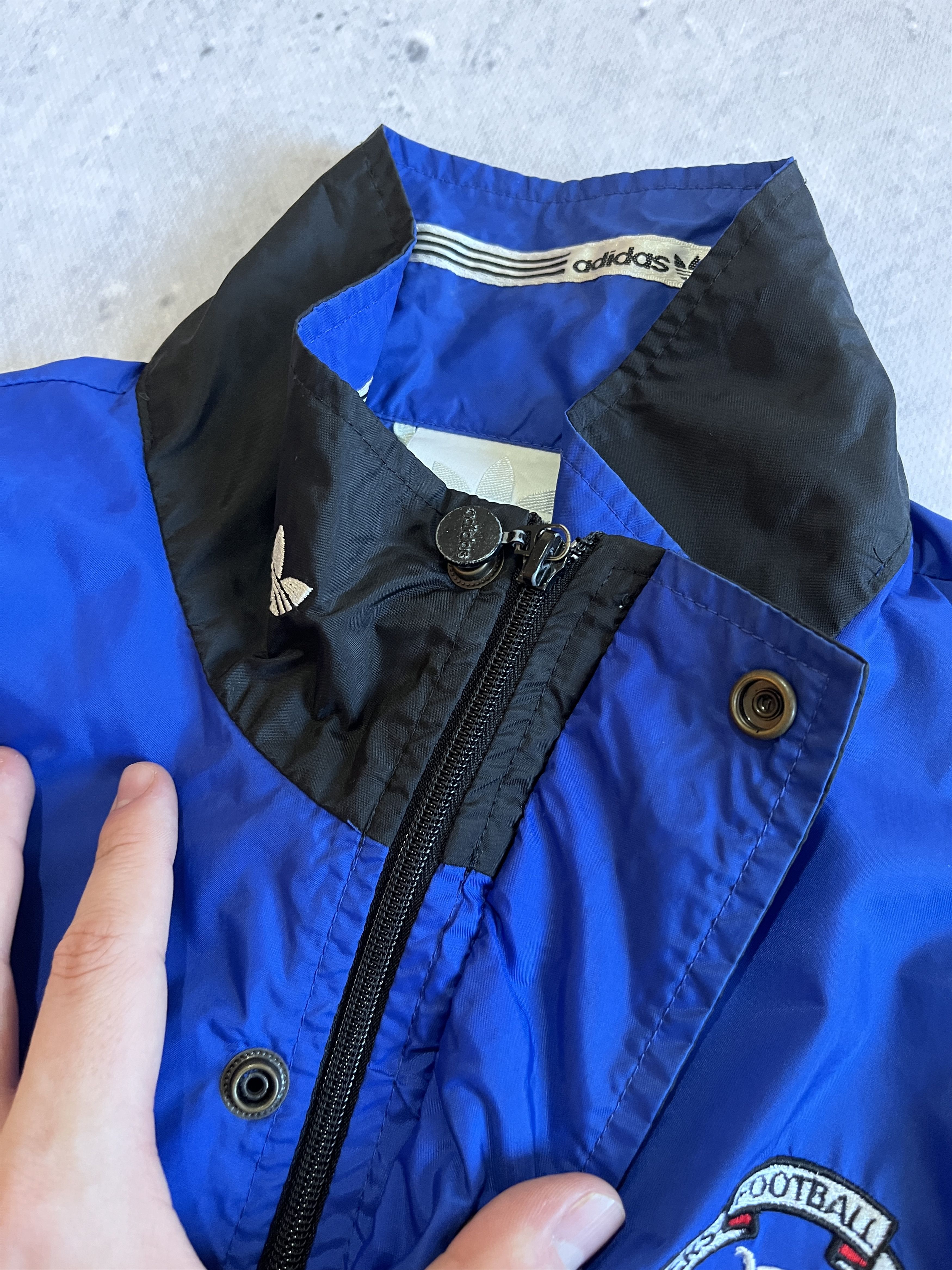 Adidas ADIDAS RANGERS VINTAGE 90S WINDBREAKER SPORT JACKET Size US L / EU 52-54 / 3 - 15 Thumbnail