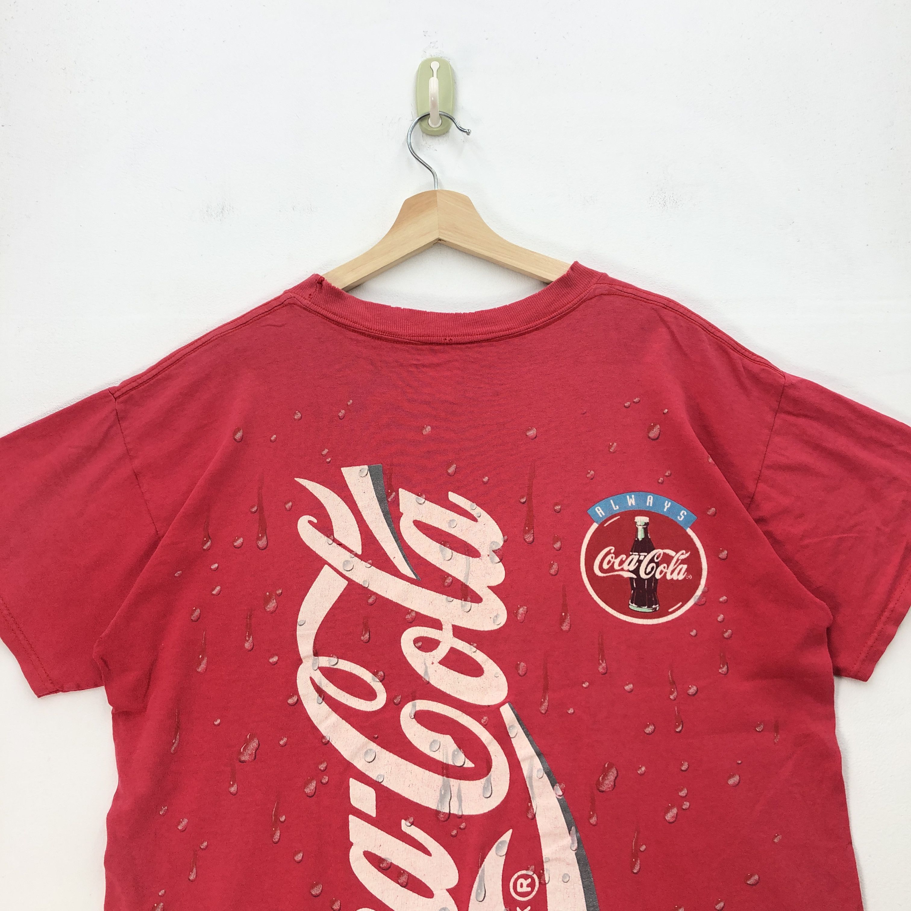 Coca Cola Vintage 90s COKE T Shirt Letter Coca Cola Crewneck Tees Size US L / EU 52-54 / 3 - 4 Thumbnail