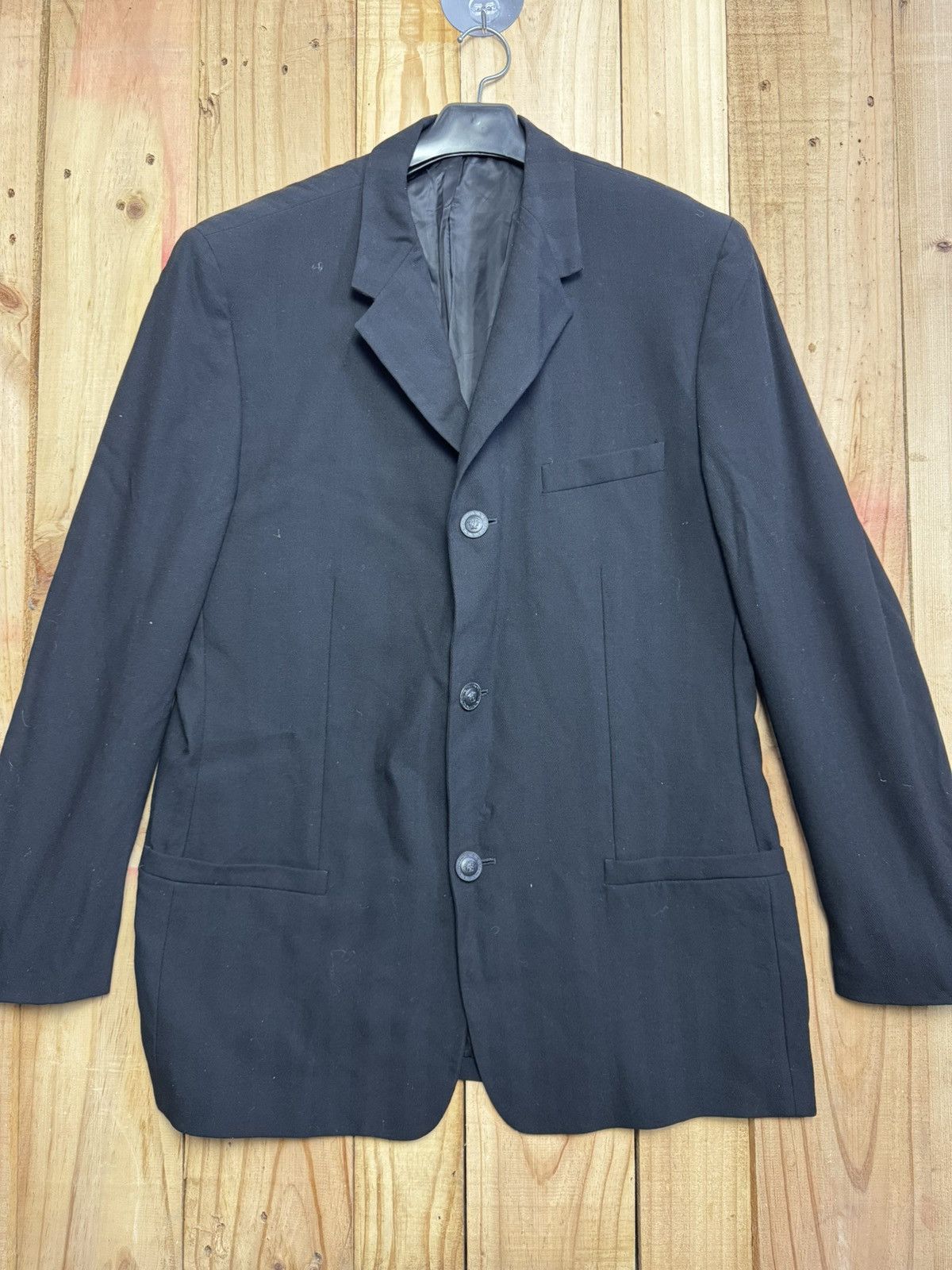 Designer × Versace × Vintage Vintage Gianni Versace Blazer Size 52S - 1 Thumbnail