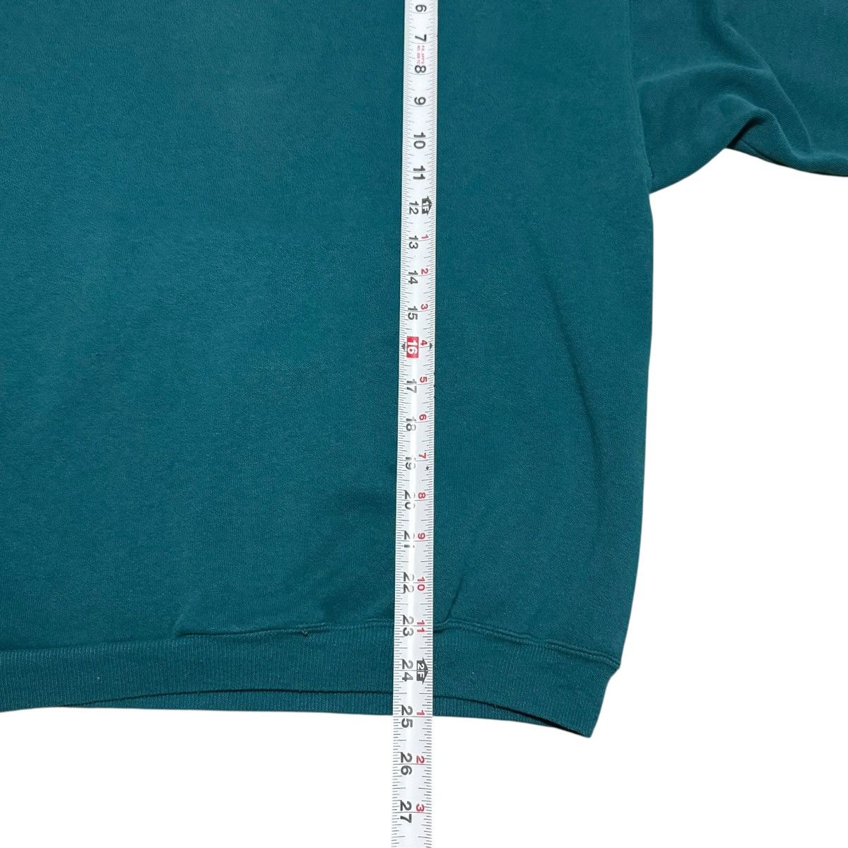 Hanes Vintage Hanes Turquoise Sweatshirt Men's Oversized Medium Size US M / EU 48-50 / 2 - 6 Thumbnail